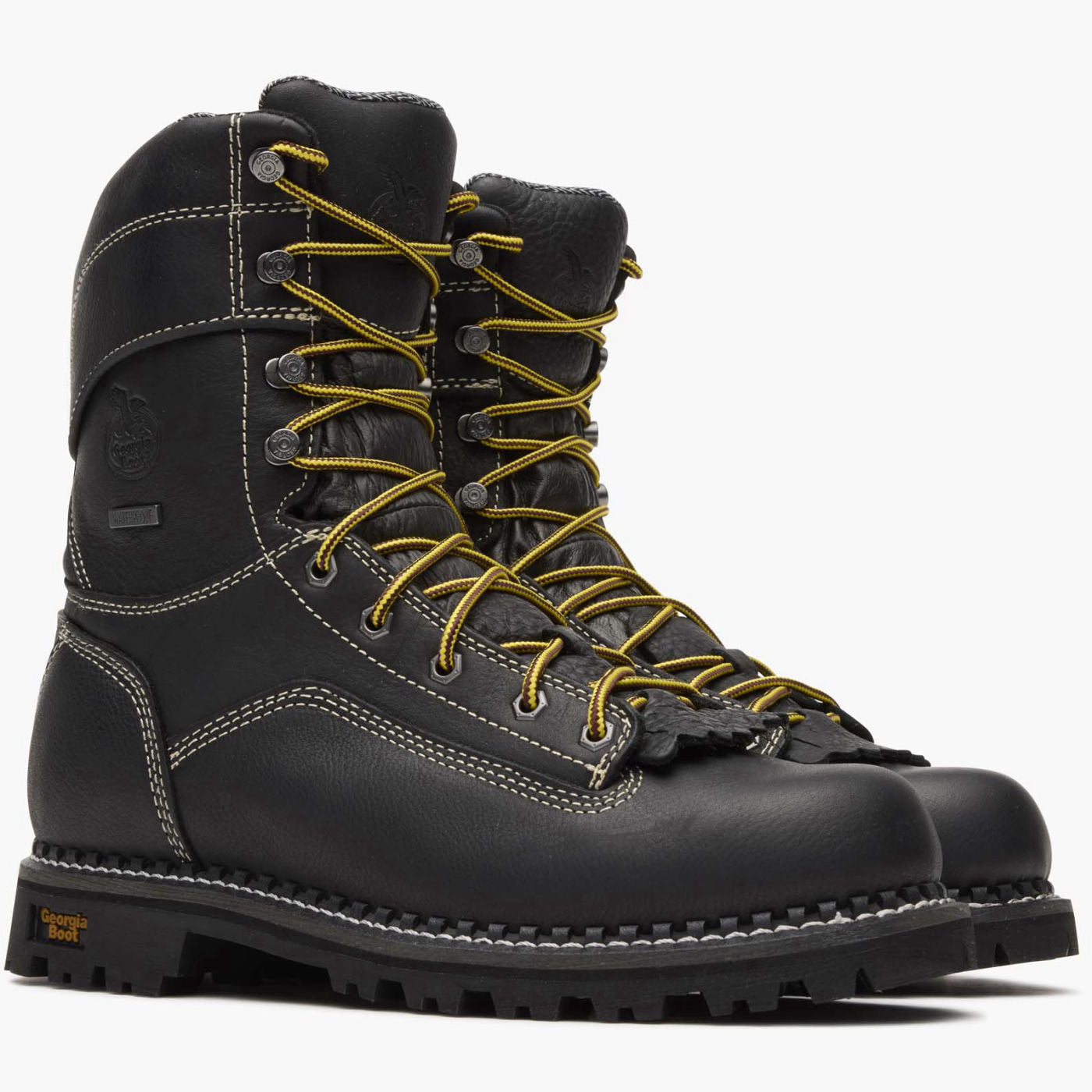 Georgia Boot AMP LT Logger Low Heel Waterproof Work Boot - 12