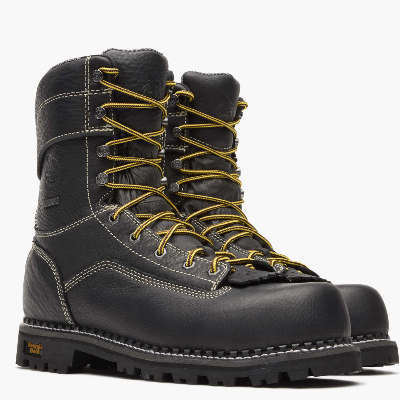 Georgia Boot AMP LT Logger Composite Toe Waterproof Work Boot - 12