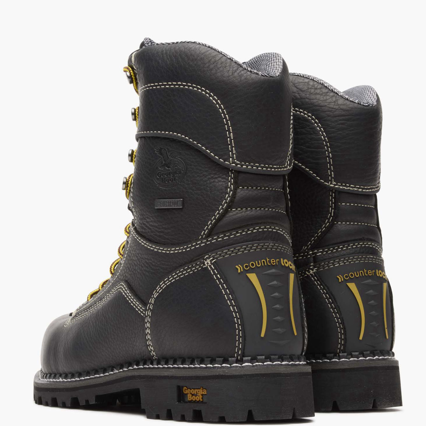 Georgia Boot AMP LT Logger Composite Toe Waterproof Work Boot - back