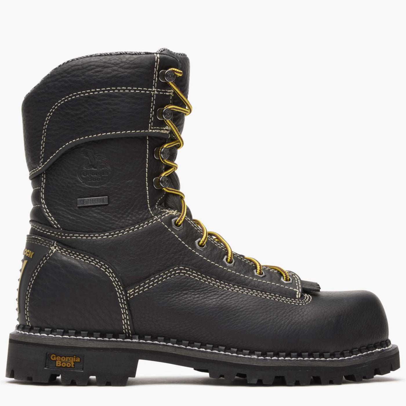 Georgia Boot AMP LT Logger Composite Toe Waterproof Work Boot - profile