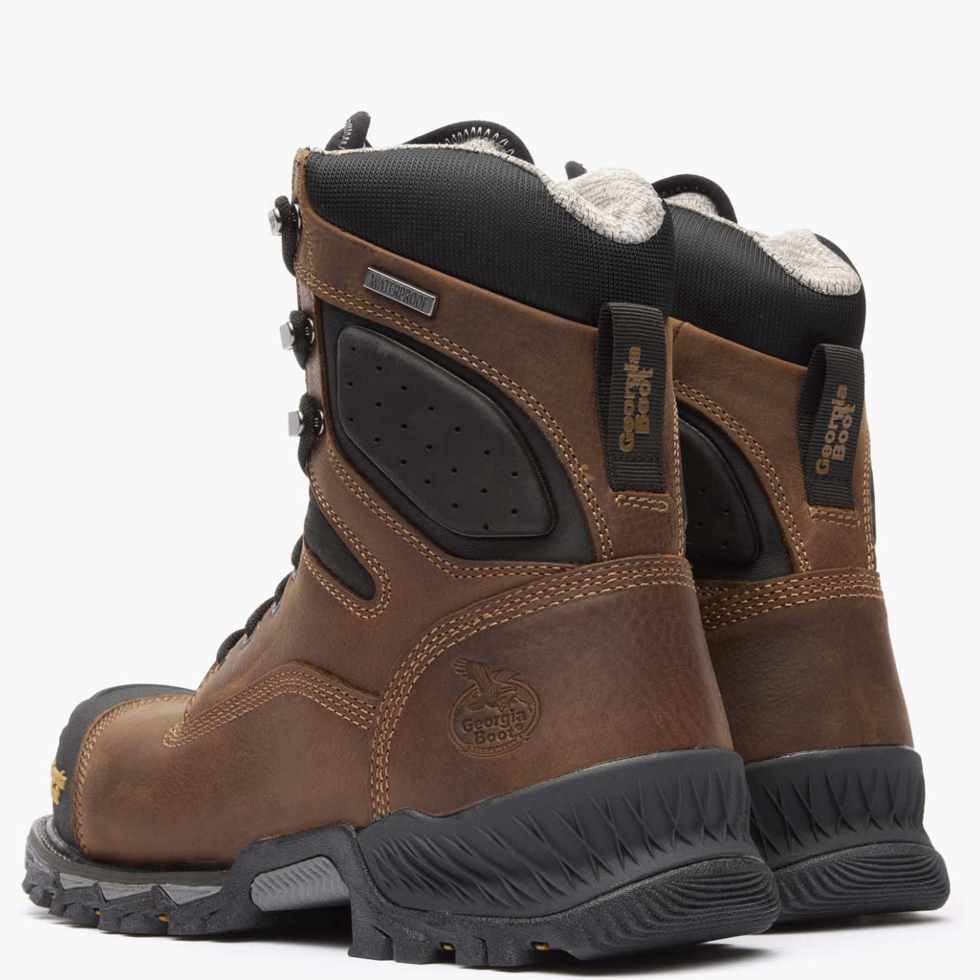 Georgia Boot Rumbler 8inch Composite Toe Waterproof Work Boot - back