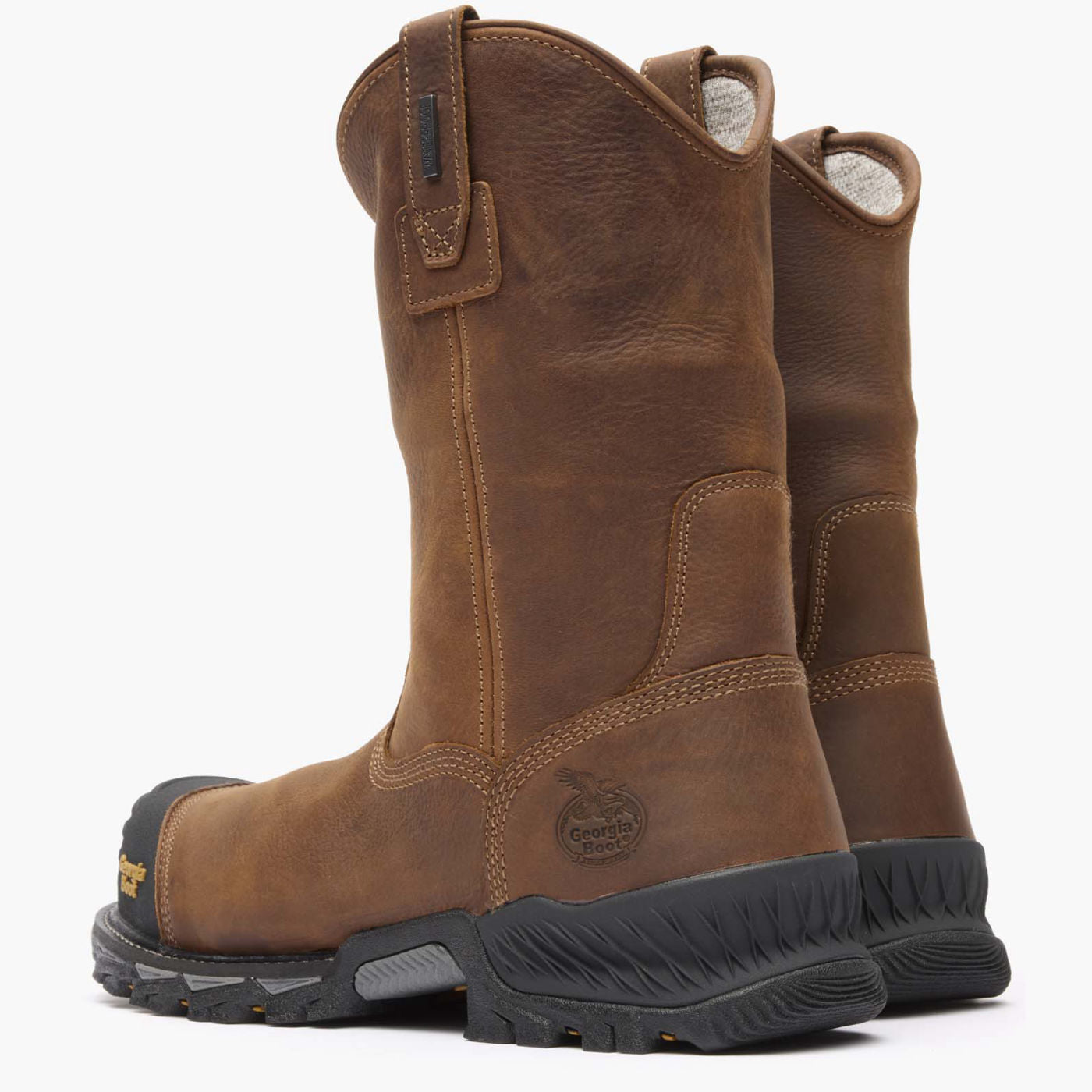 Georgia Boot Rumbler Composite Toe Waterproof Pull-on Work Boot - back