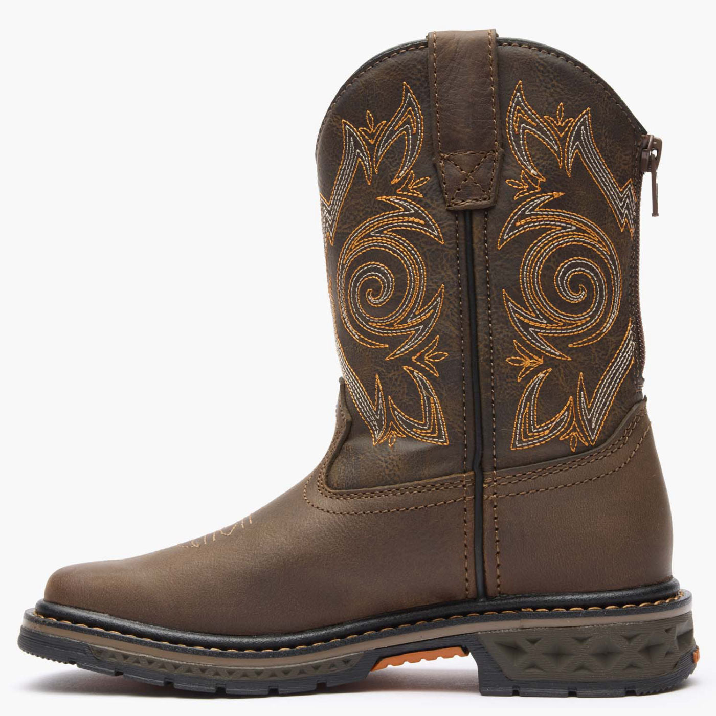 Georgia Boot Carbo-Tec LT Little Kids Brown Pull on Boot - profile