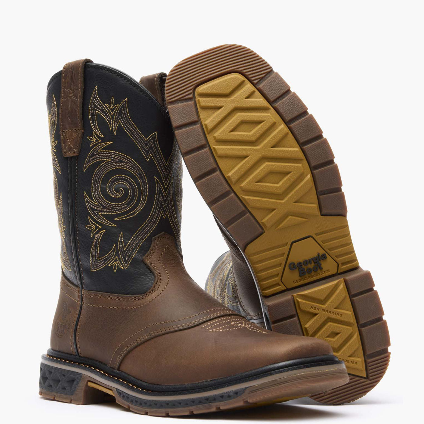 Georgia Boot Women's Carbo-tec LT Industrial Work Boot - Steel Toe, Waterproof, SPR Leather