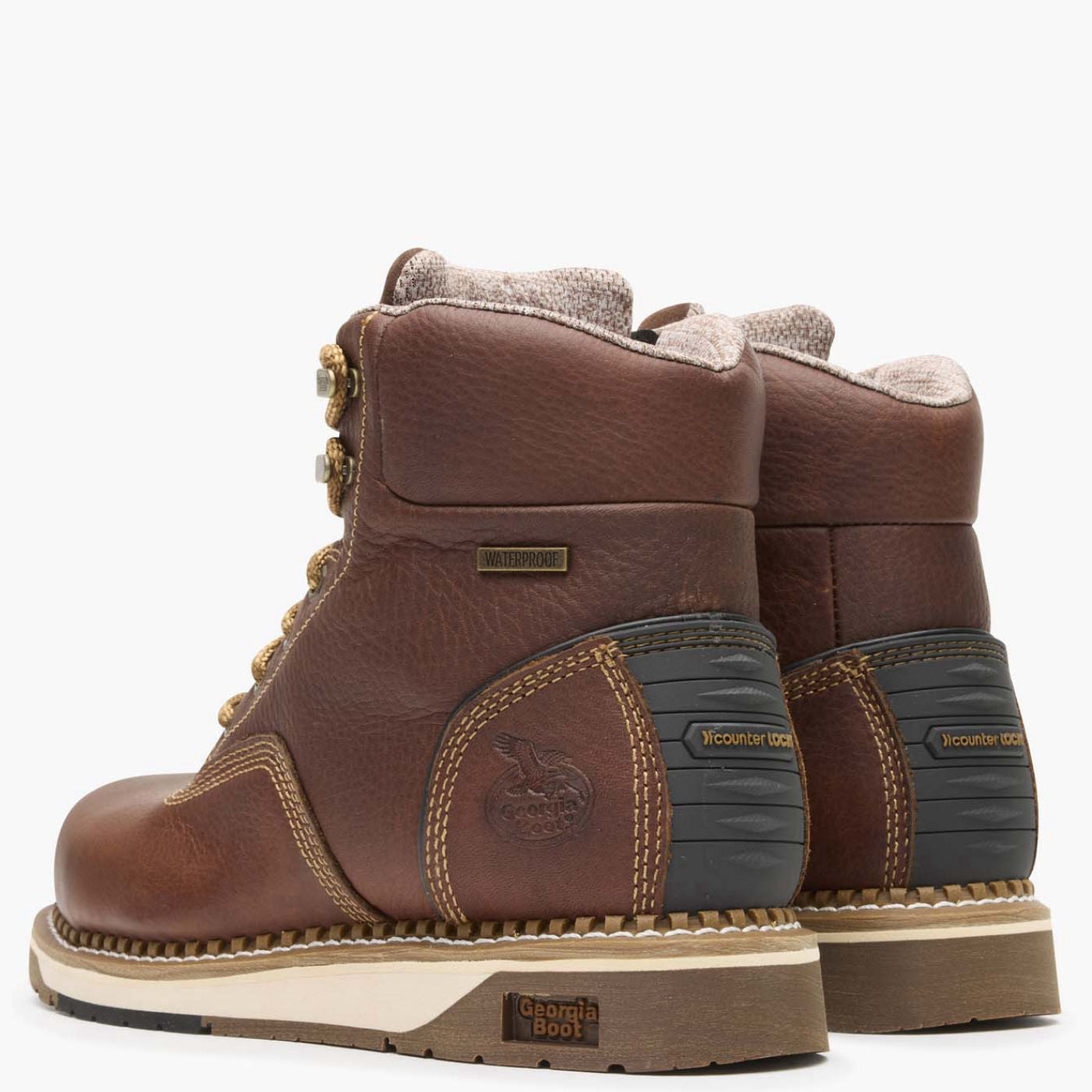 Georgia Boot AMP LT Wedge Steel Toe Waterproof Work Boot - back