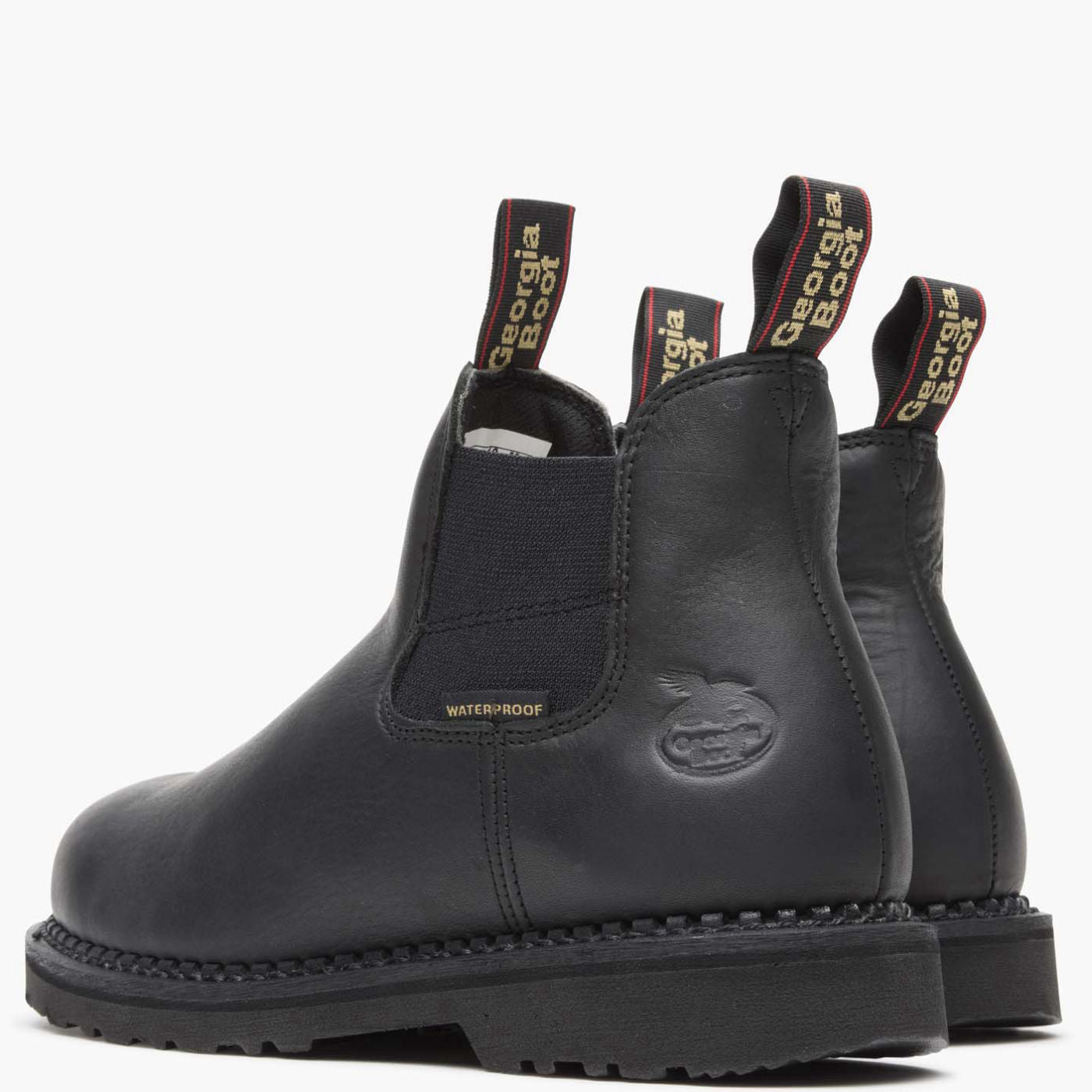 Georgia Giant Revamp Waterproof Chelsea Work Boot - back