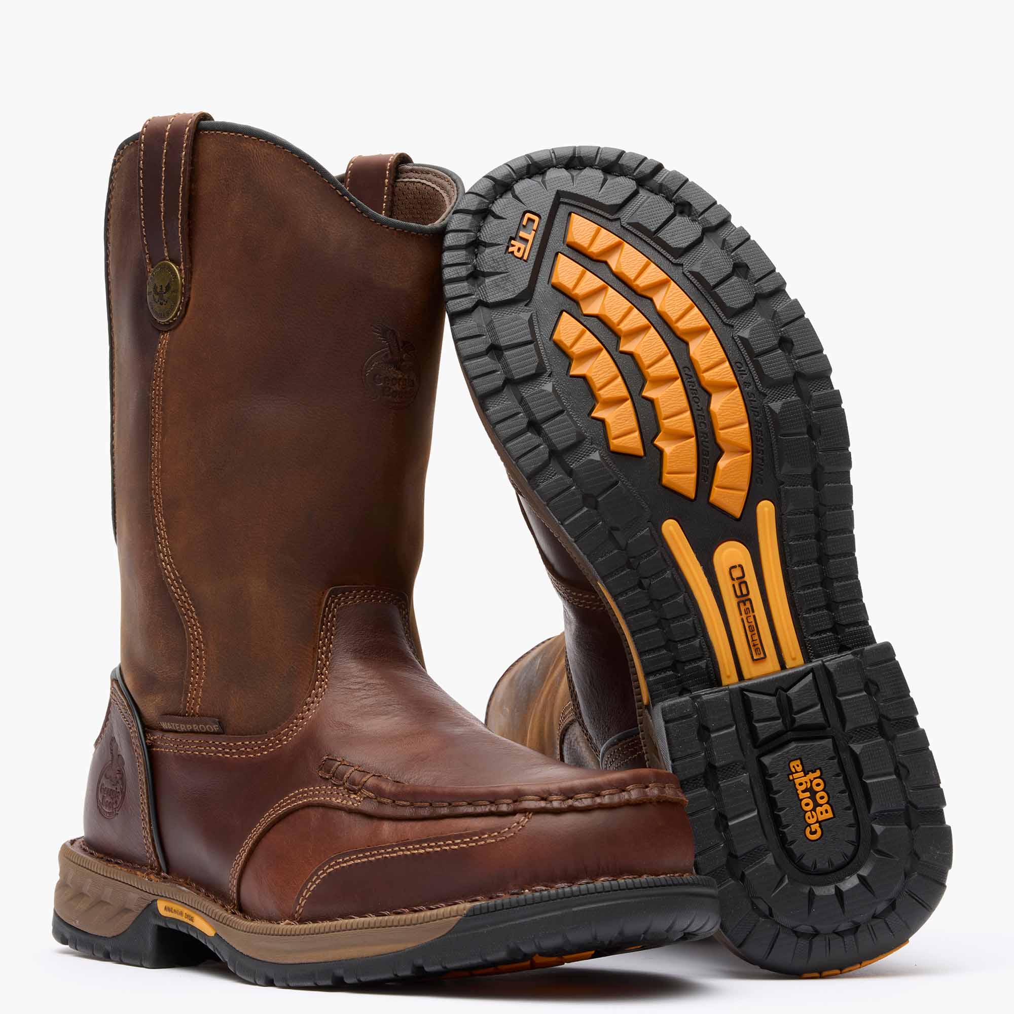 Georgia Boot Athens 360 Waterproof Pull-On Work Boot