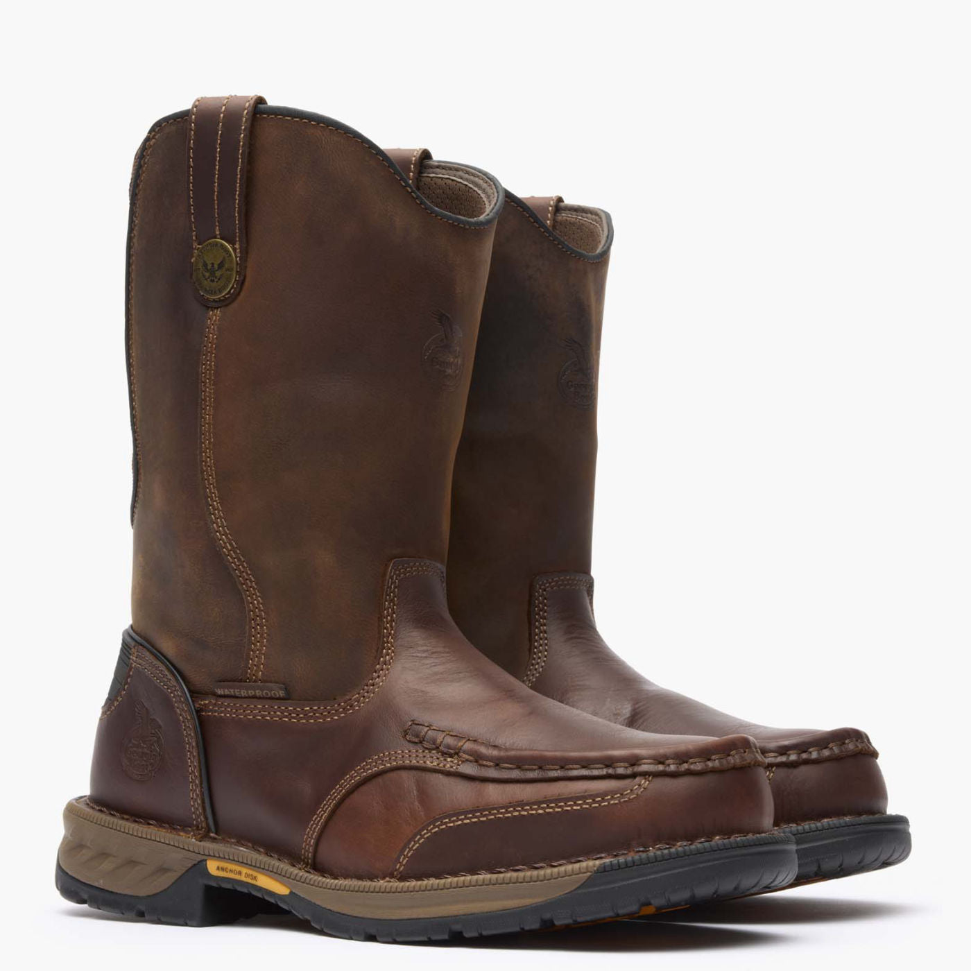 Georgia Boot Athens 360 Waterproof Pull-On Work Boot - 12