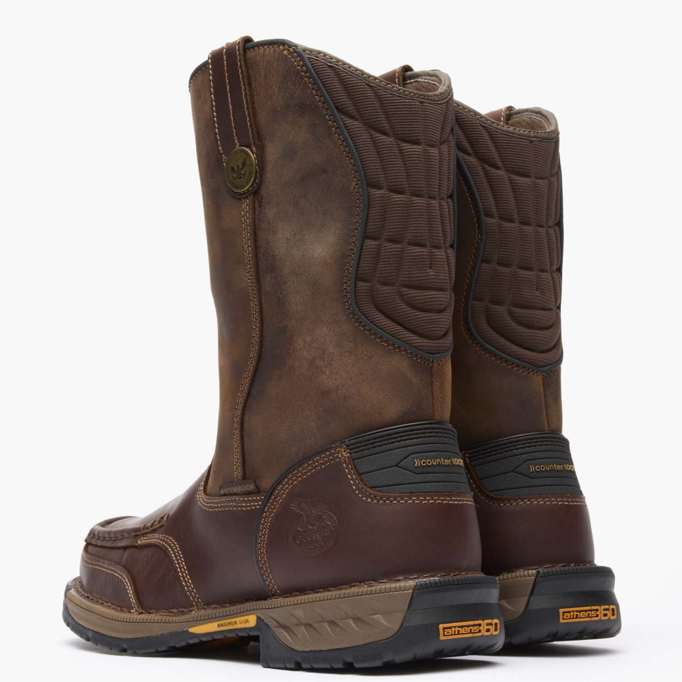 Georgia Boot Athens 360 Waterproof Pull-On Work Boot - back