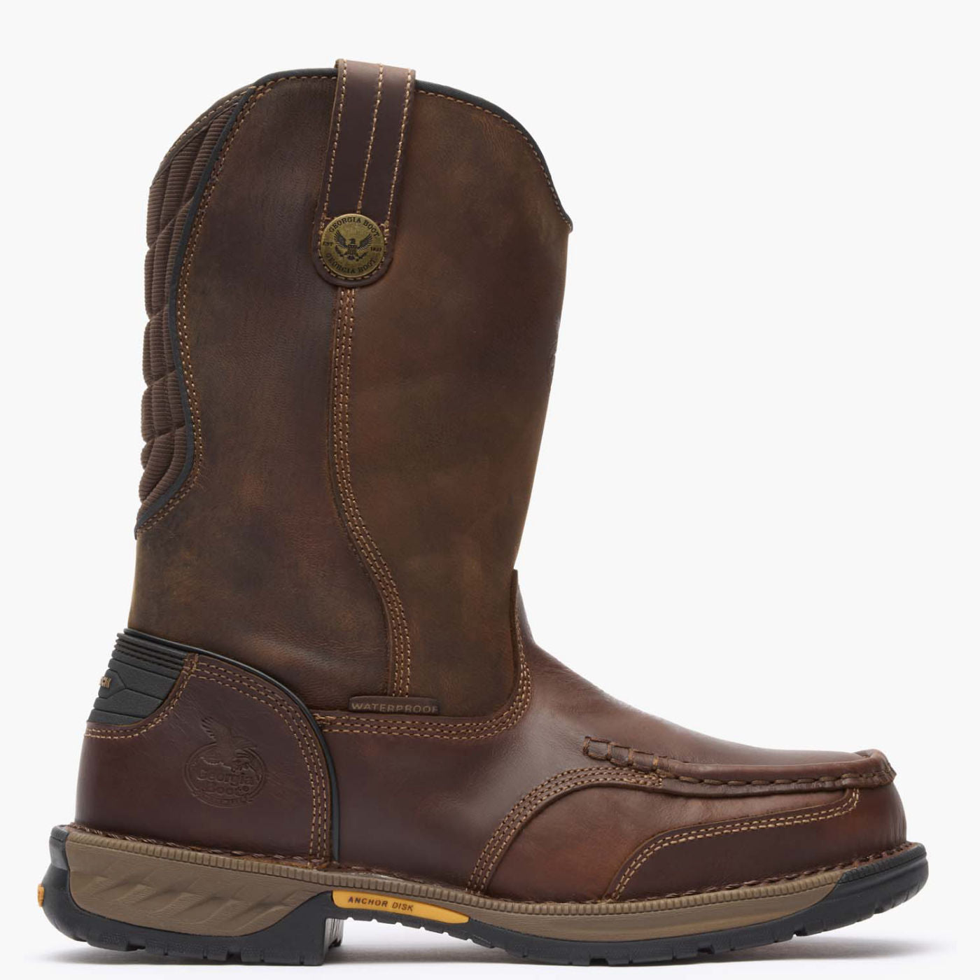 Georgia Boot Athens 360 Waterproof Pull-On Work Boot - profile