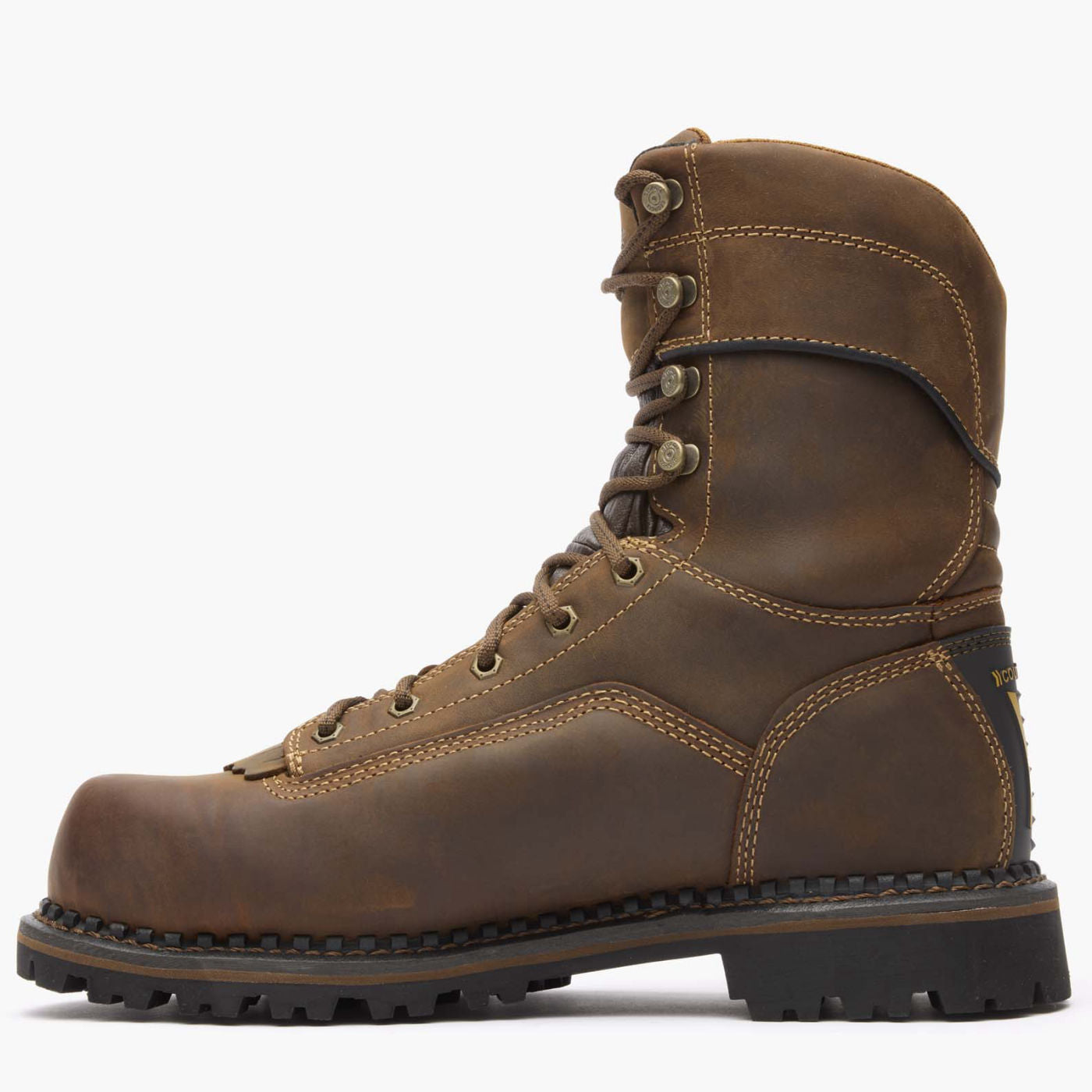 Georgia Boot AMP LT Low Heel Logger Composite Toe Waterproof Work Boot - profile