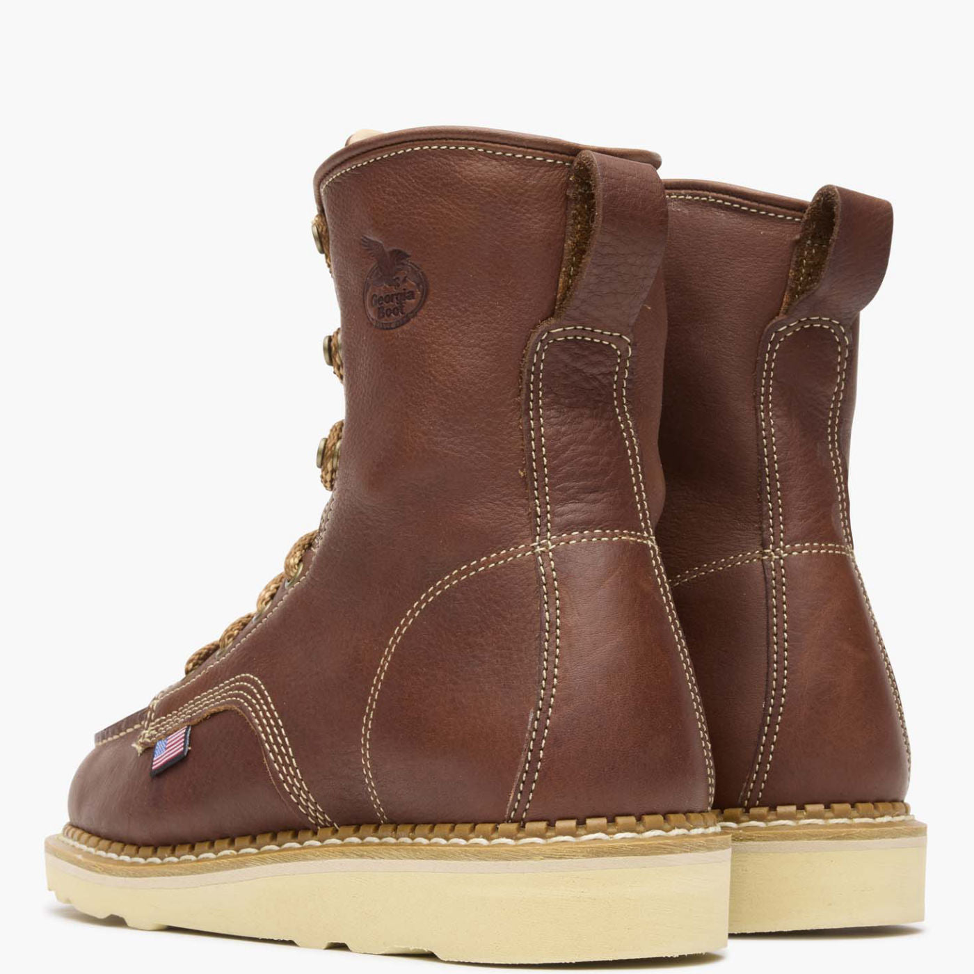 Georgia Boot Wedge Moc Toe Work Boot - back