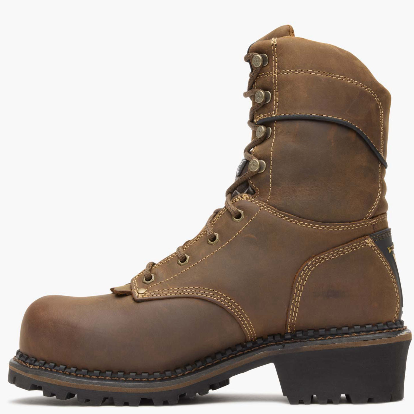 Georgia Boot AMP LT Logger Composite Toe Insulated Waterproof Work Boot - profile
