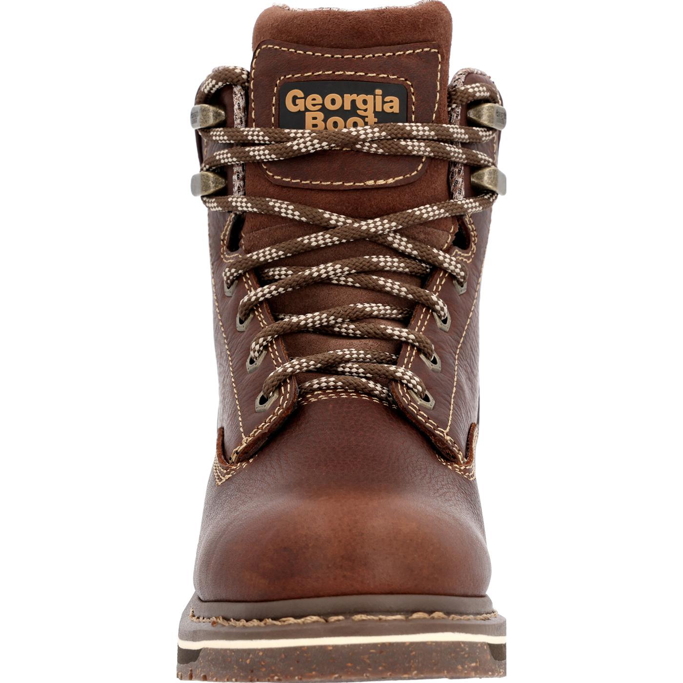 Georgia Boot AMP LT Edge Women's Alloy Toe Waterproof Work Boot - front