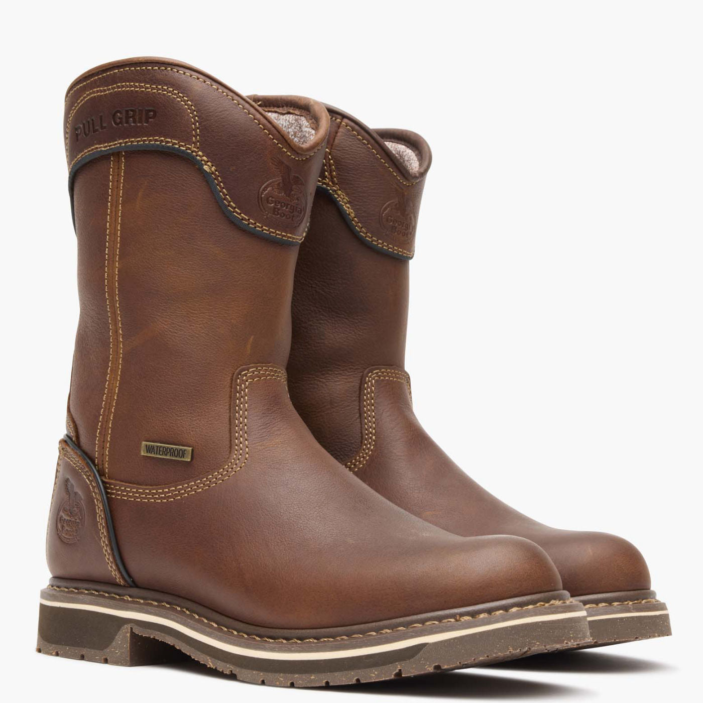 Georgia Boot AMP LT Edge Women's Waterproof Pull On Work Boot - 12