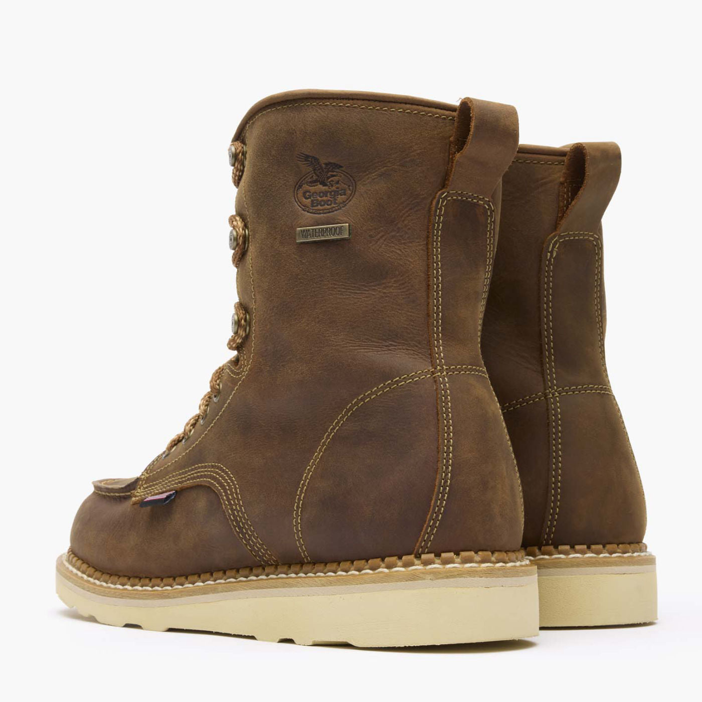 Georgia Boot Wedge Waterproof Work Boot - back