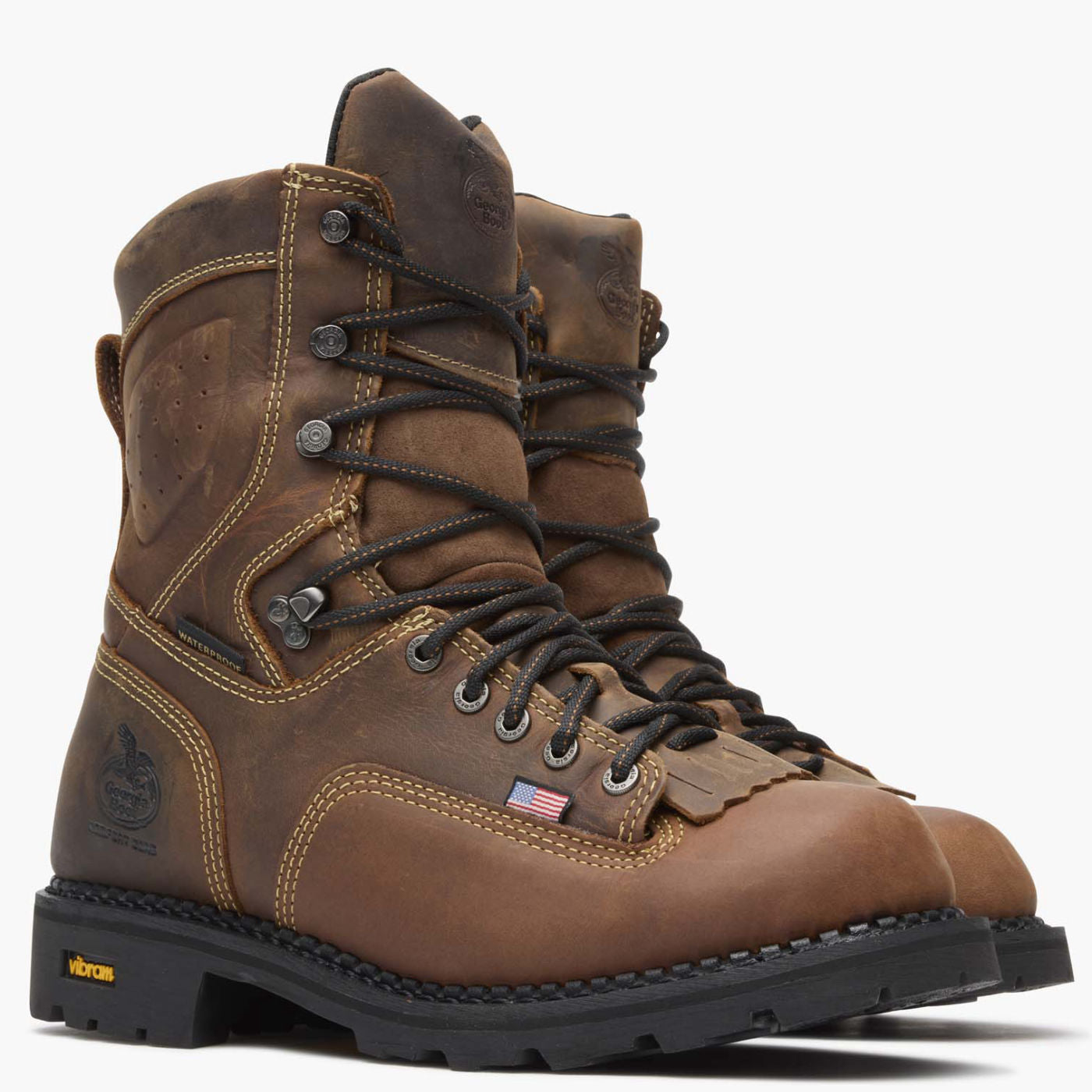 Men's USA Logger Waterproof Work Boot - 12