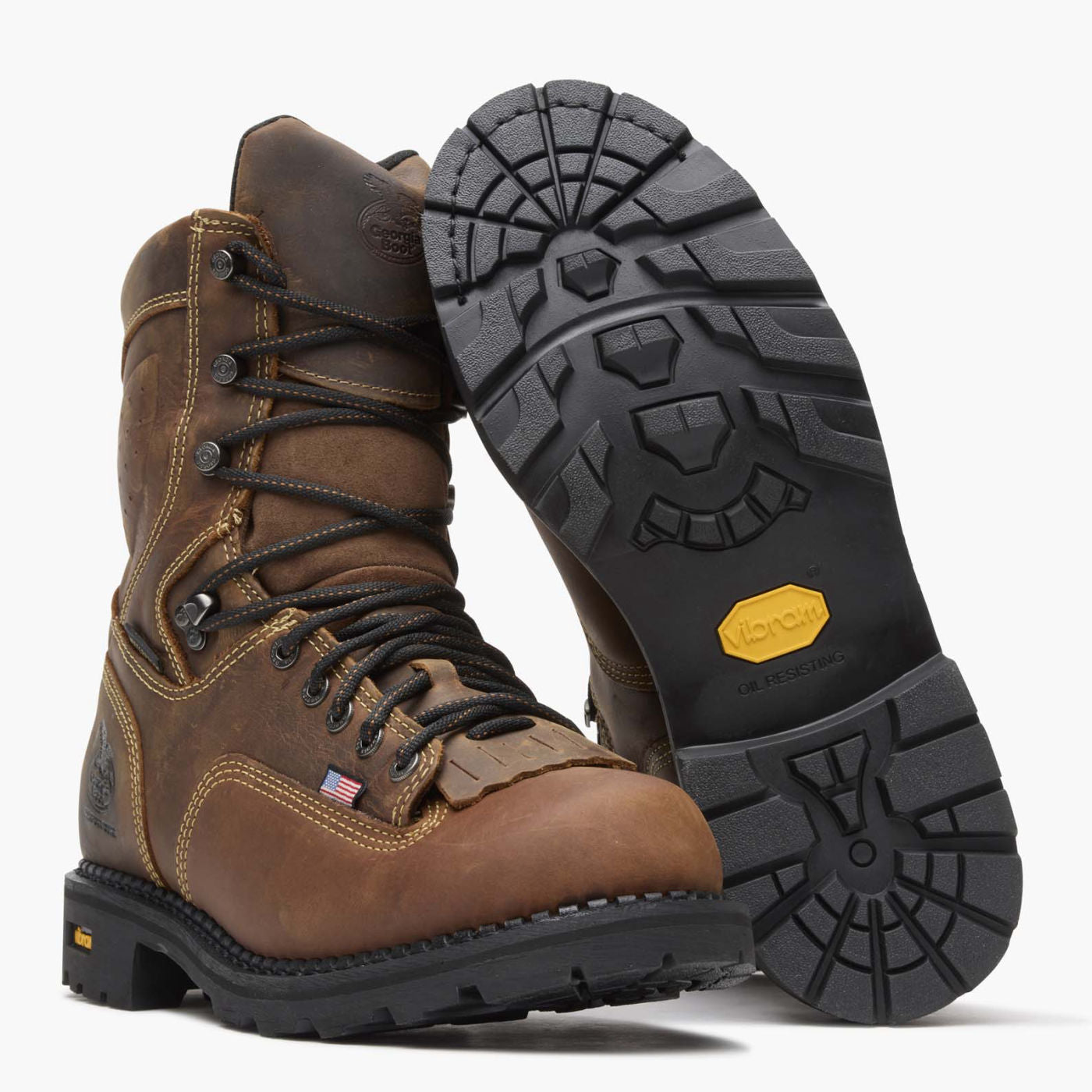 Men's USA Logger Waterproof Work Boot - outsole