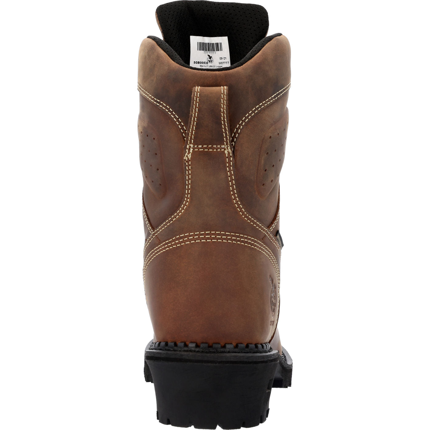 Georgia Boot USA Logger Waterproof Work Boot - back