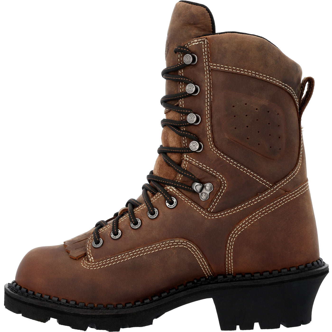 Georgia Boot USA Logger Waterproof Work Boot - profile