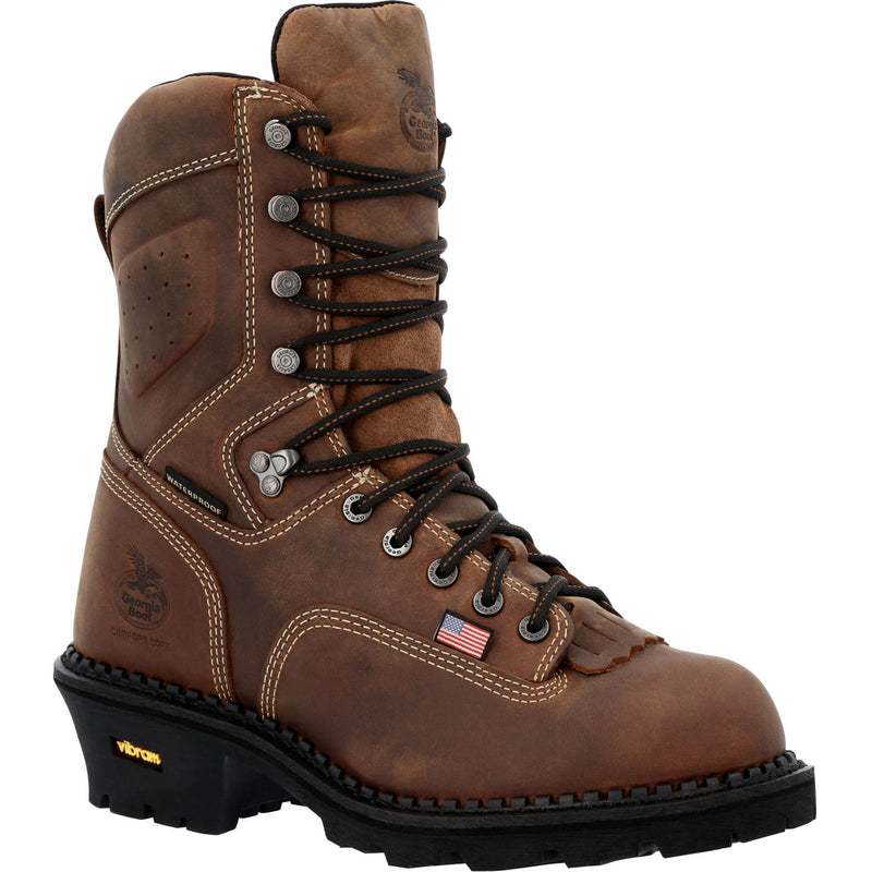 Georgia Boot USA Logger Waterproof Work Boot - main