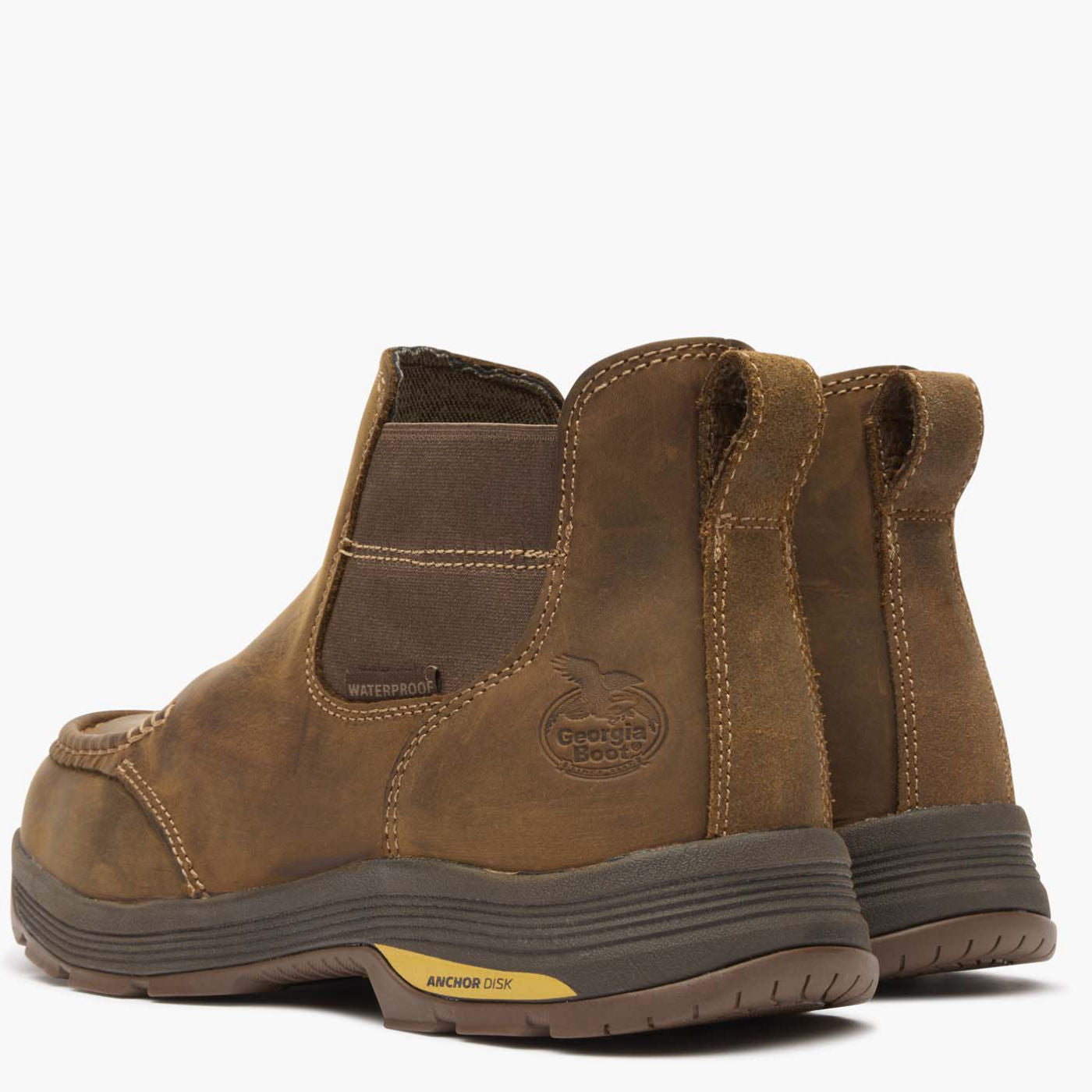 Georgia Boot Athens SuperLyte Waterproof Work Chelsea Boot - back