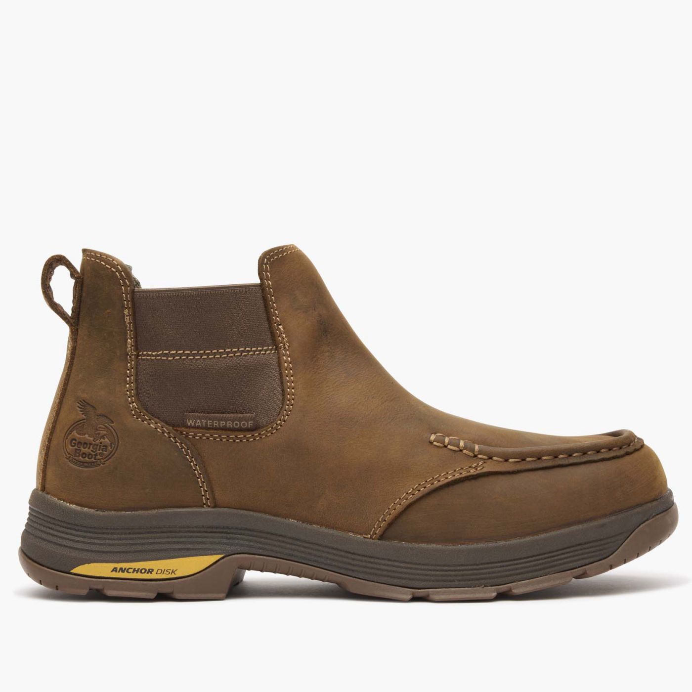 Georgia Boot Athens SuperLyte Waterproof Work Chelsea Boot - profile