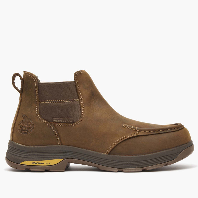 Georgia Boot Athens SuperLyte Waterproof Work Chelsea Boot - profile