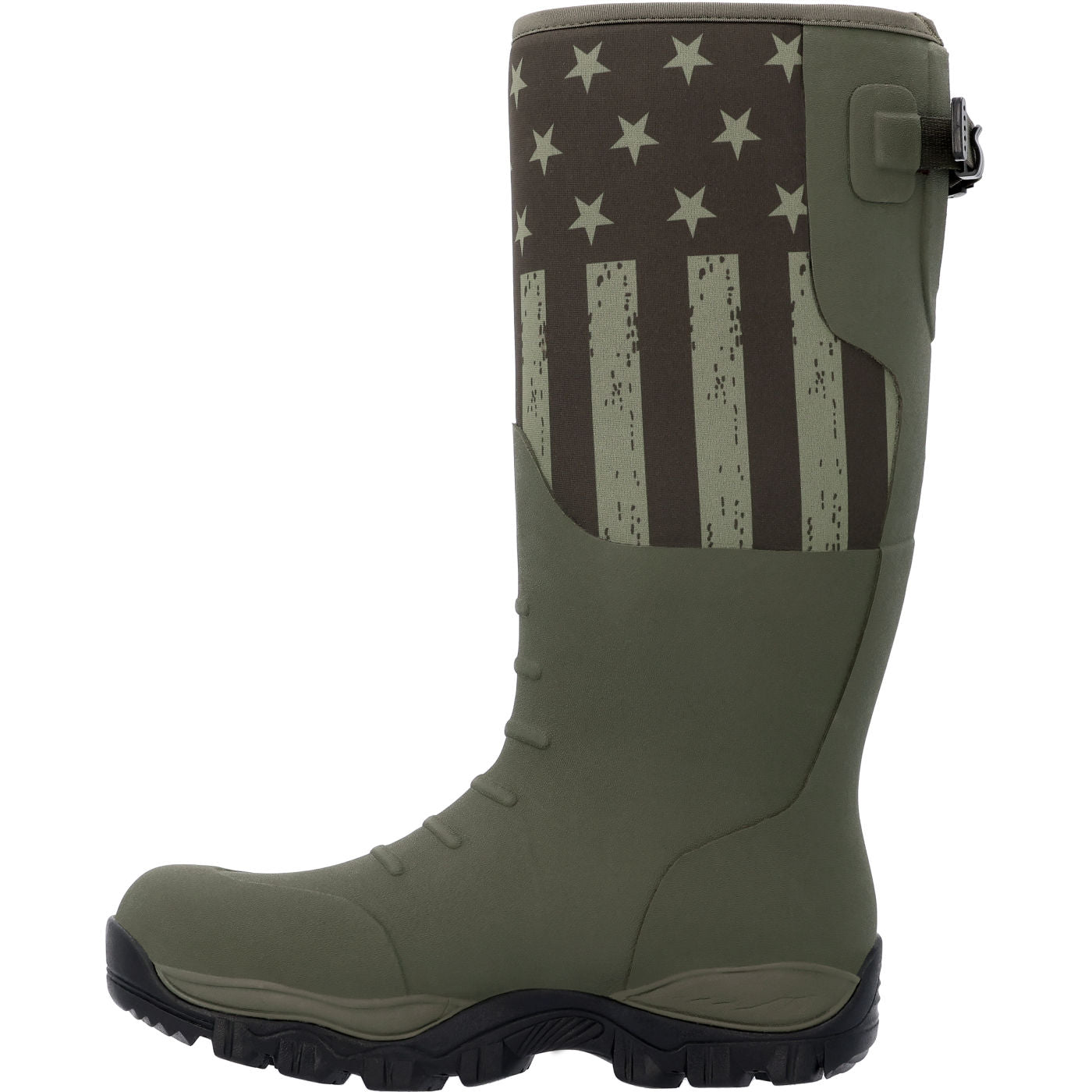 Georgia Boot GBR Rubber Pull-On Work Boot - profile