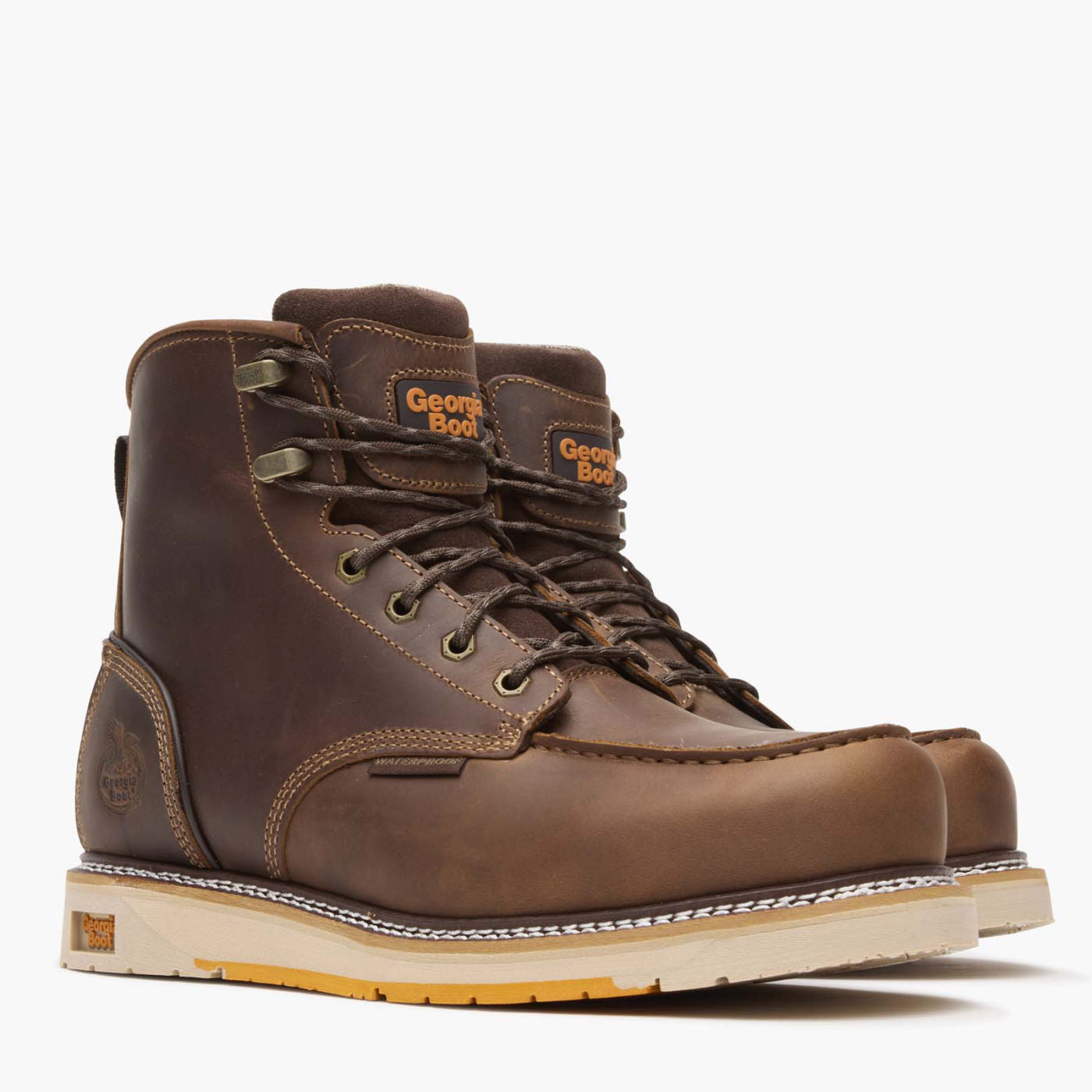 Georgia Boot AMP LT Wedge Composite Toe Waterproof Work Boot - 12