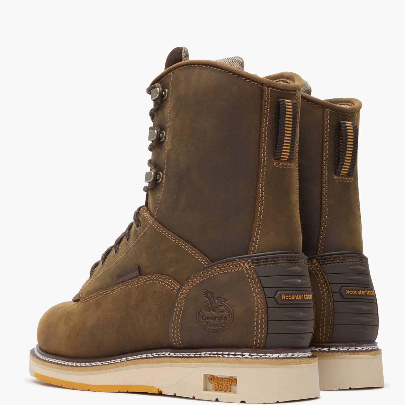 Georgia Boot AMP LT Wedge Waterproof Work Boot - back