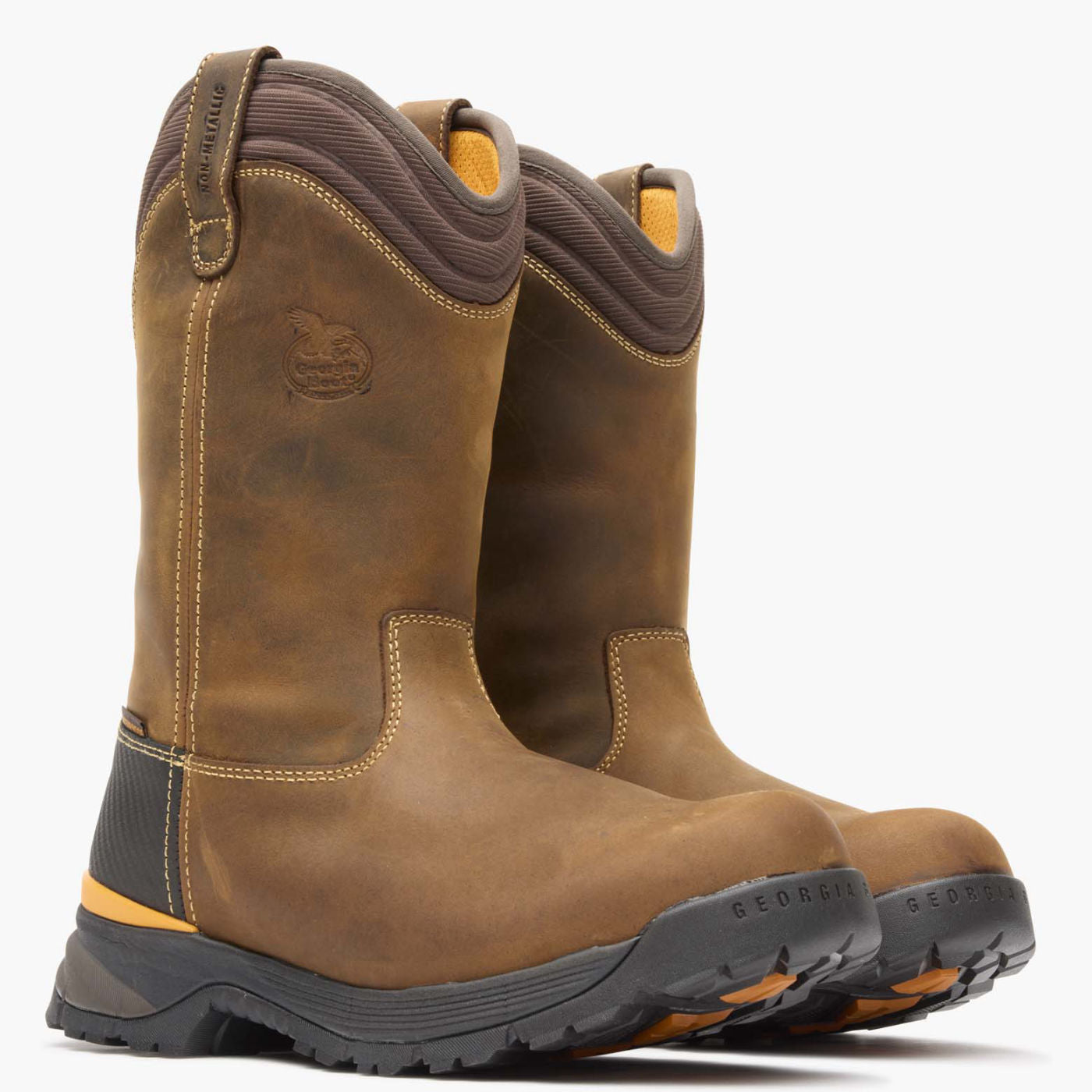 Georgia Boot TBD Waterproof Wellington Pull-On Boot - 12