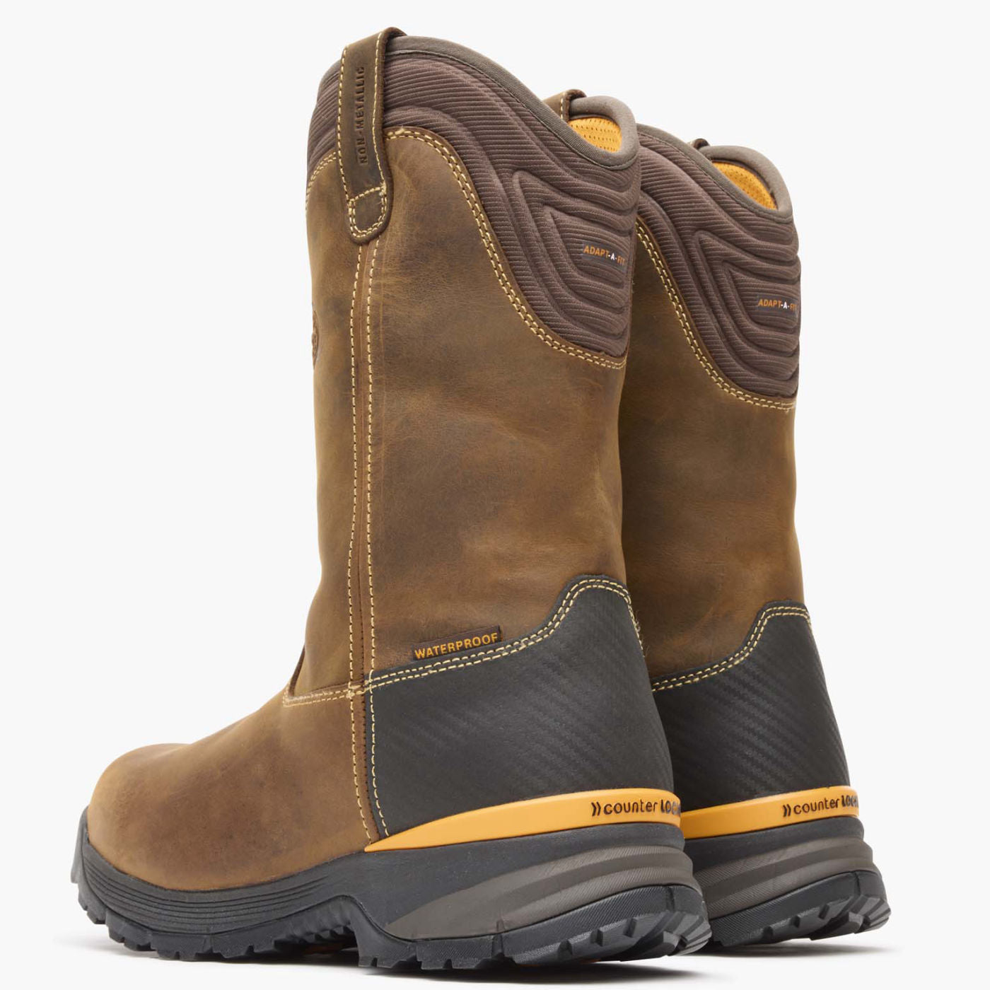 Georgia Boot TBD Waterproof Wellington Pull-On Boot - back