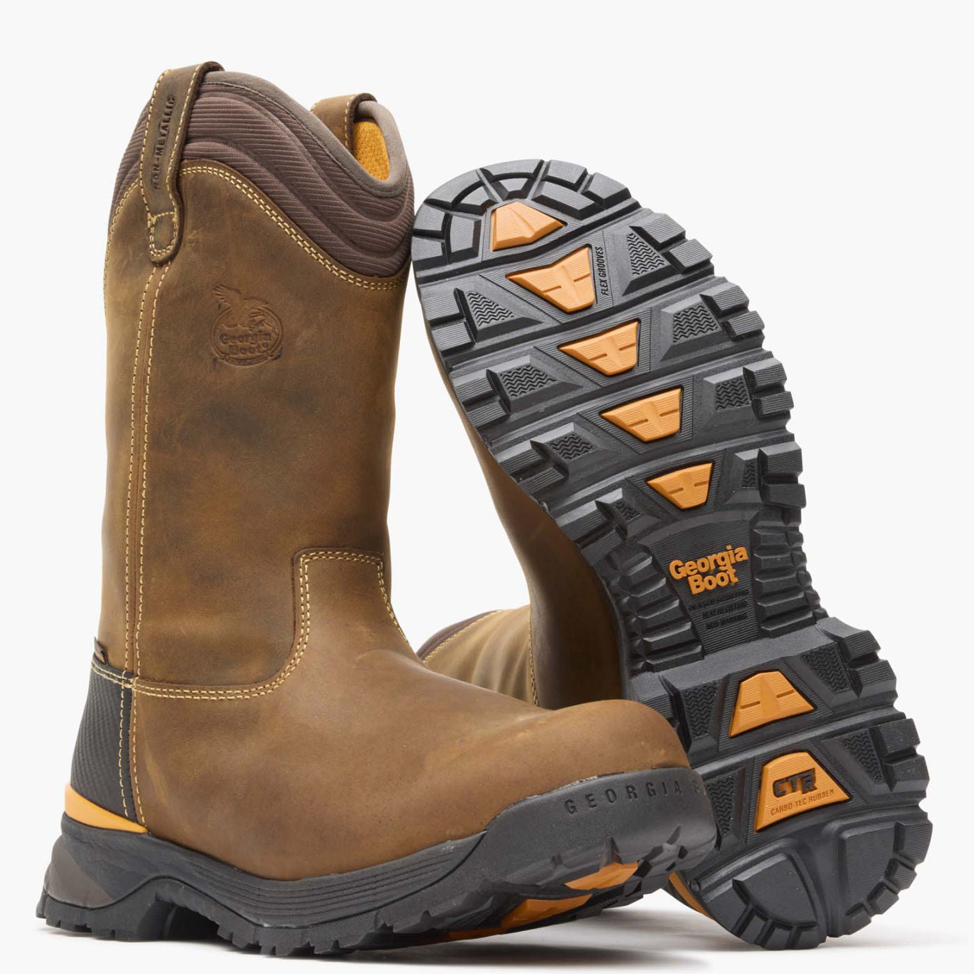 Georgia Boot TBD Waterproof Wellington Pull-On Boot - outsole