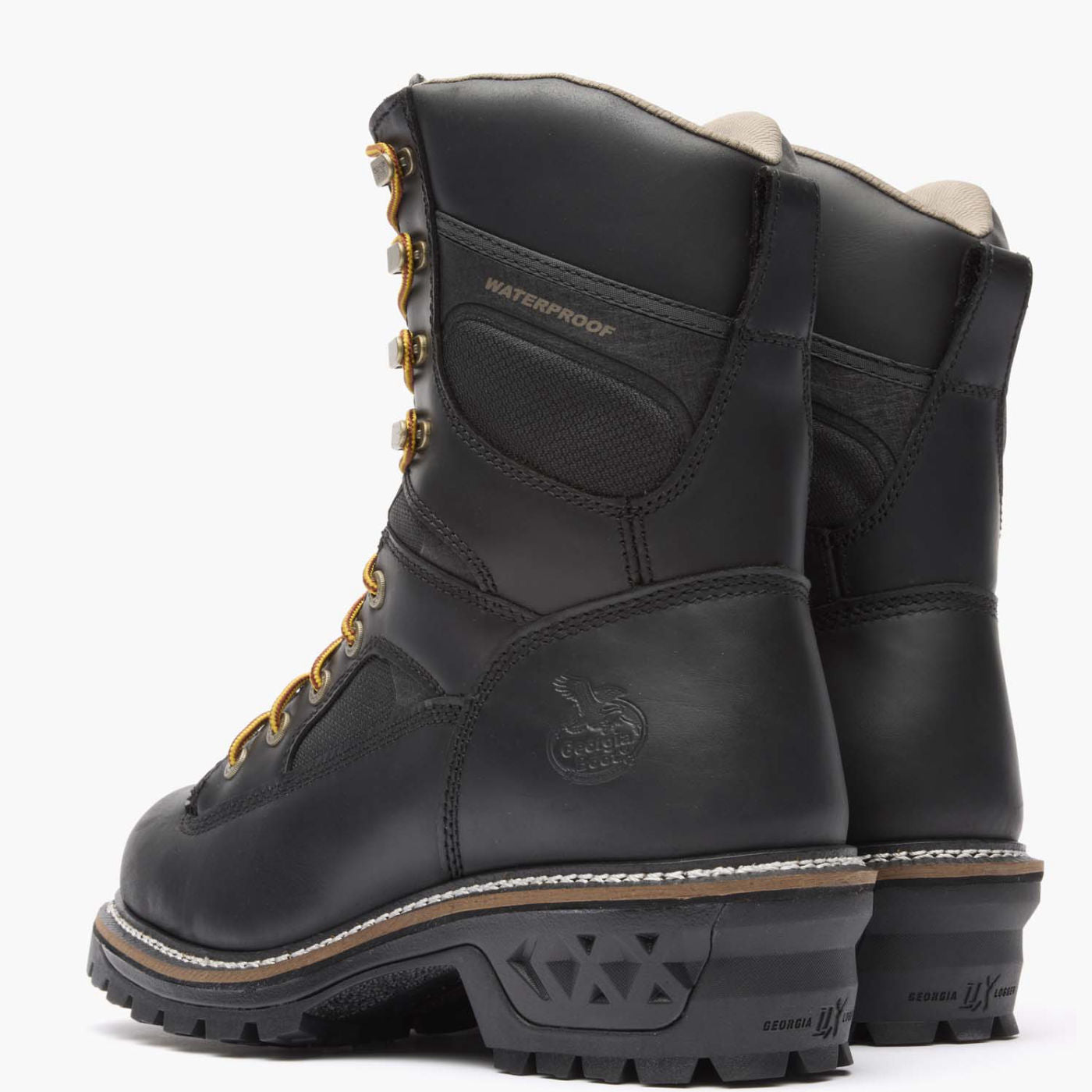 Georgia Boot LTX Logger Waterproof Work Boot - back