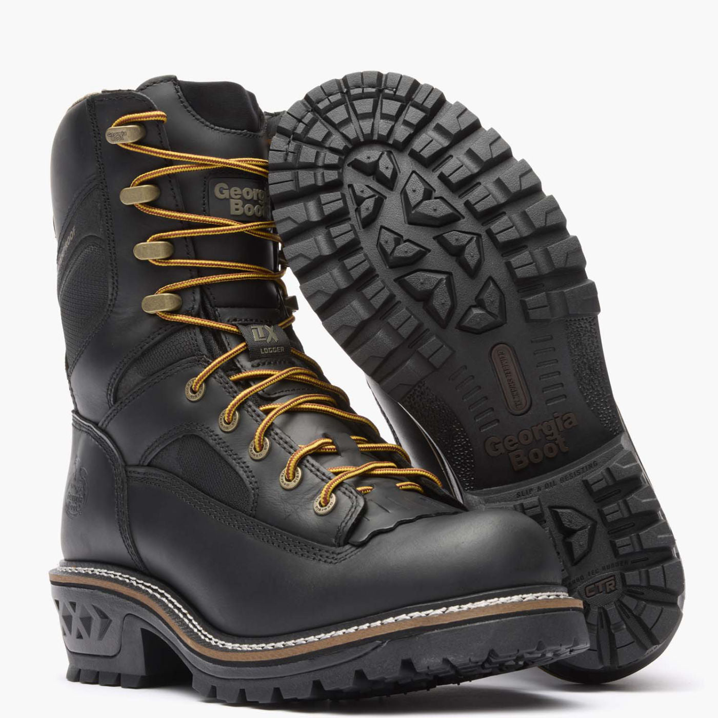 Georgia Boot LTX Logger Waterproof Work Boot - outsole
