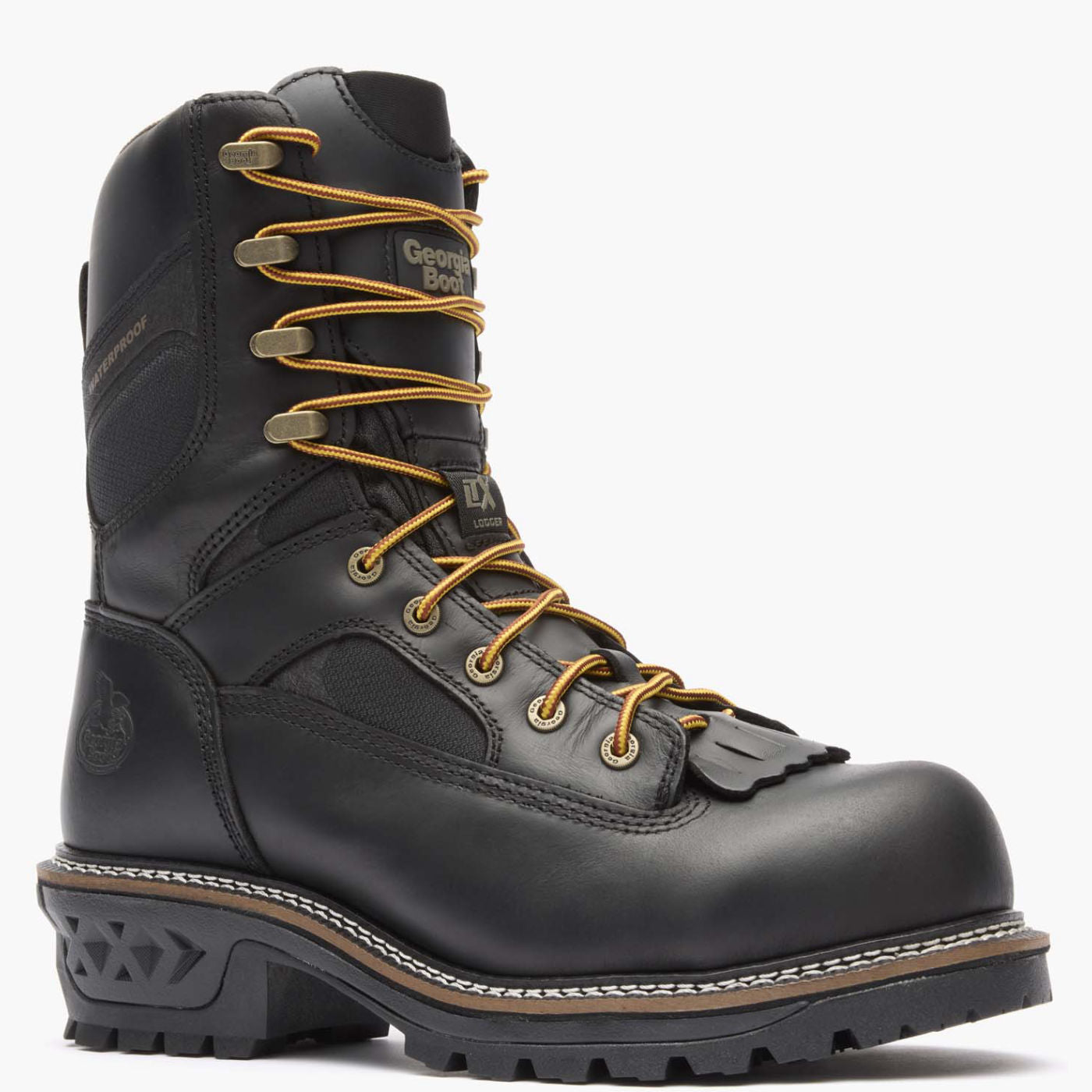 Georgia Boot LTX Logger Composite Toe Waterproof Black Work Boot