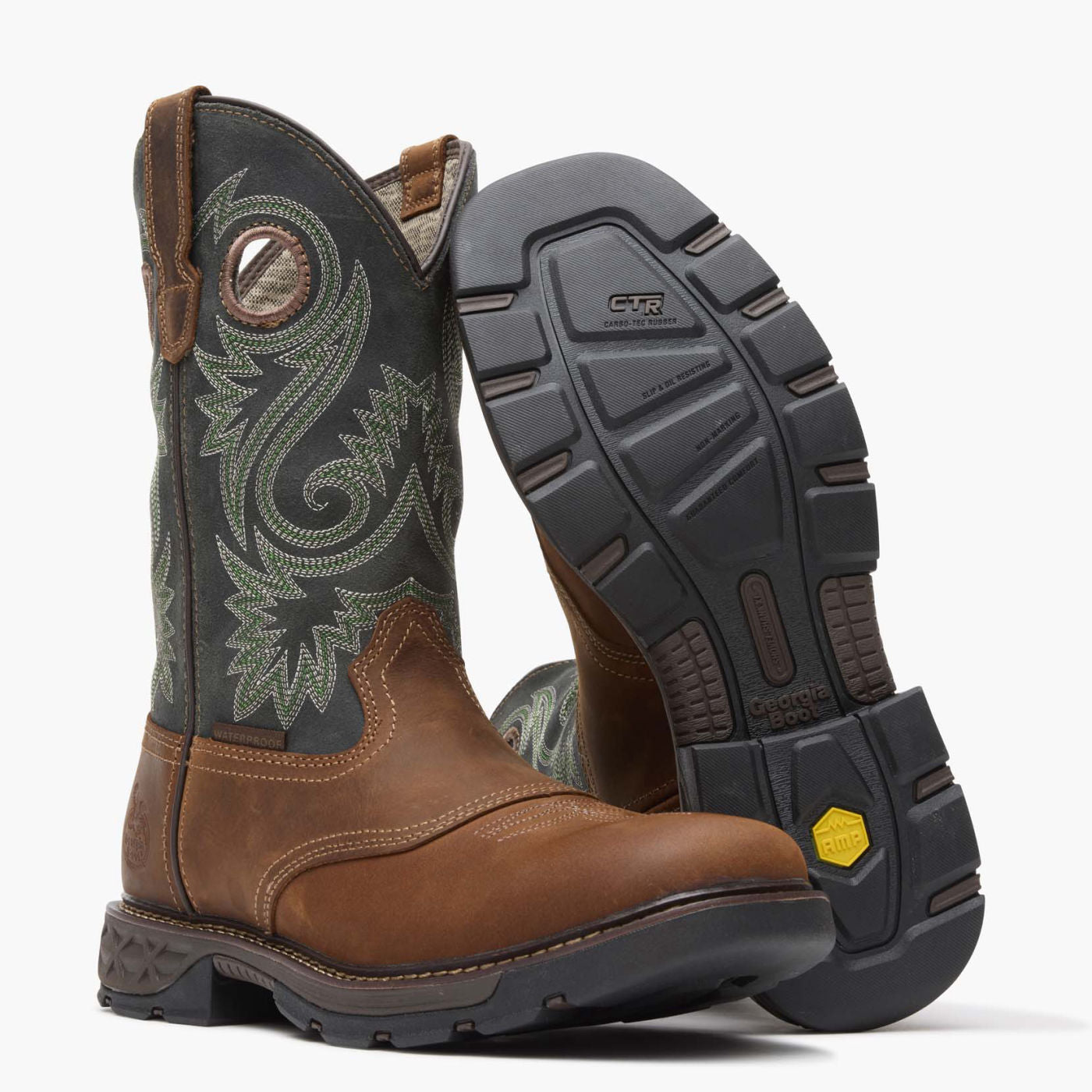 Georgia Boot Carbo-Tec FLX Waterproof Pull-on Work Boot - outsole