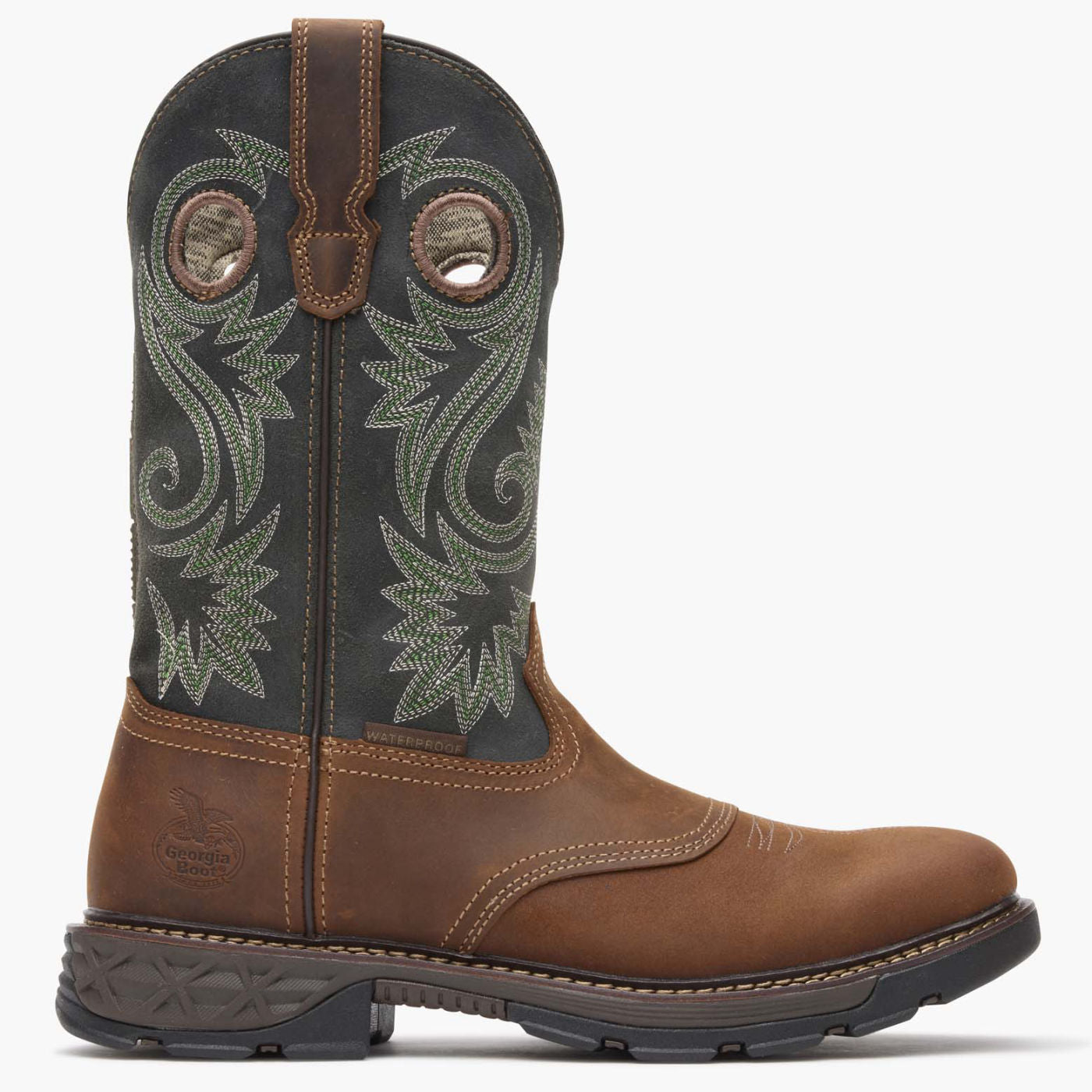 Georgia Boot Carbo-Tec FLX Waterproof Pull-on Work Boot - profile