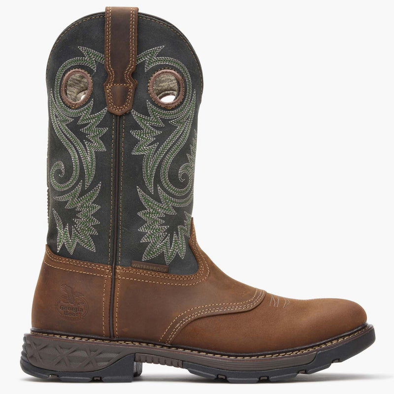 Georgia Boot Carbo-Tec FLX Waterproof Pull-on Work Boot - profile