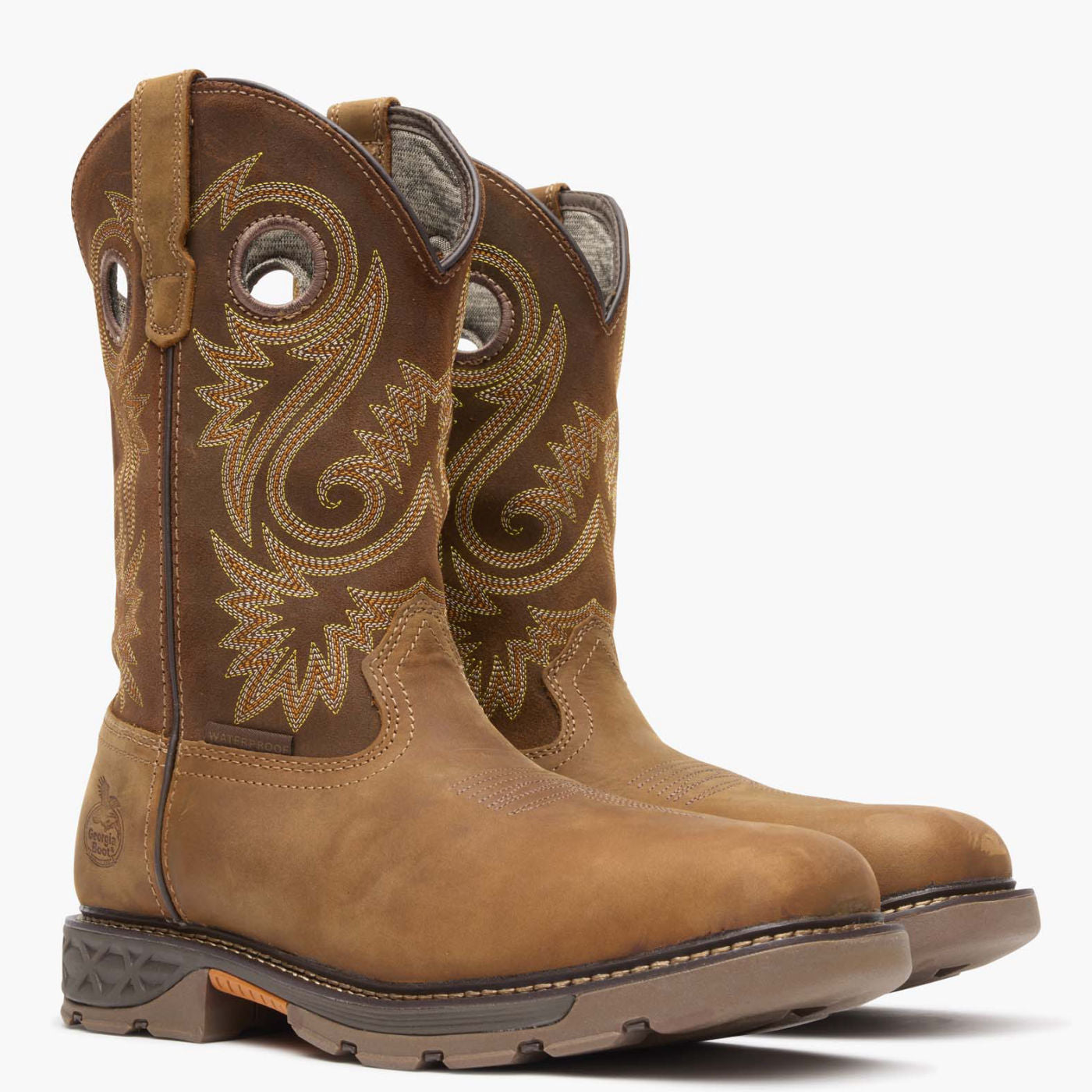 Georgia Boot Carbo-Tec FLX Alloy Toe Waterproof Pull-on Work Boot - 12