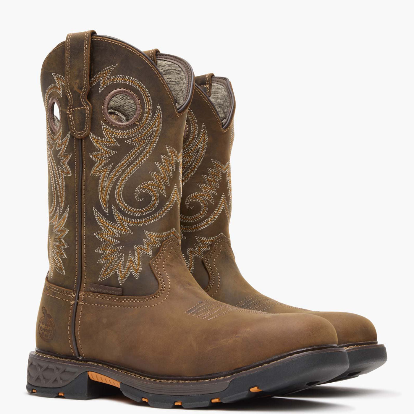 Georgia Boot Carbo-Tec FLX Alloy Toe Waterproof Pull-on Work Boot - 12