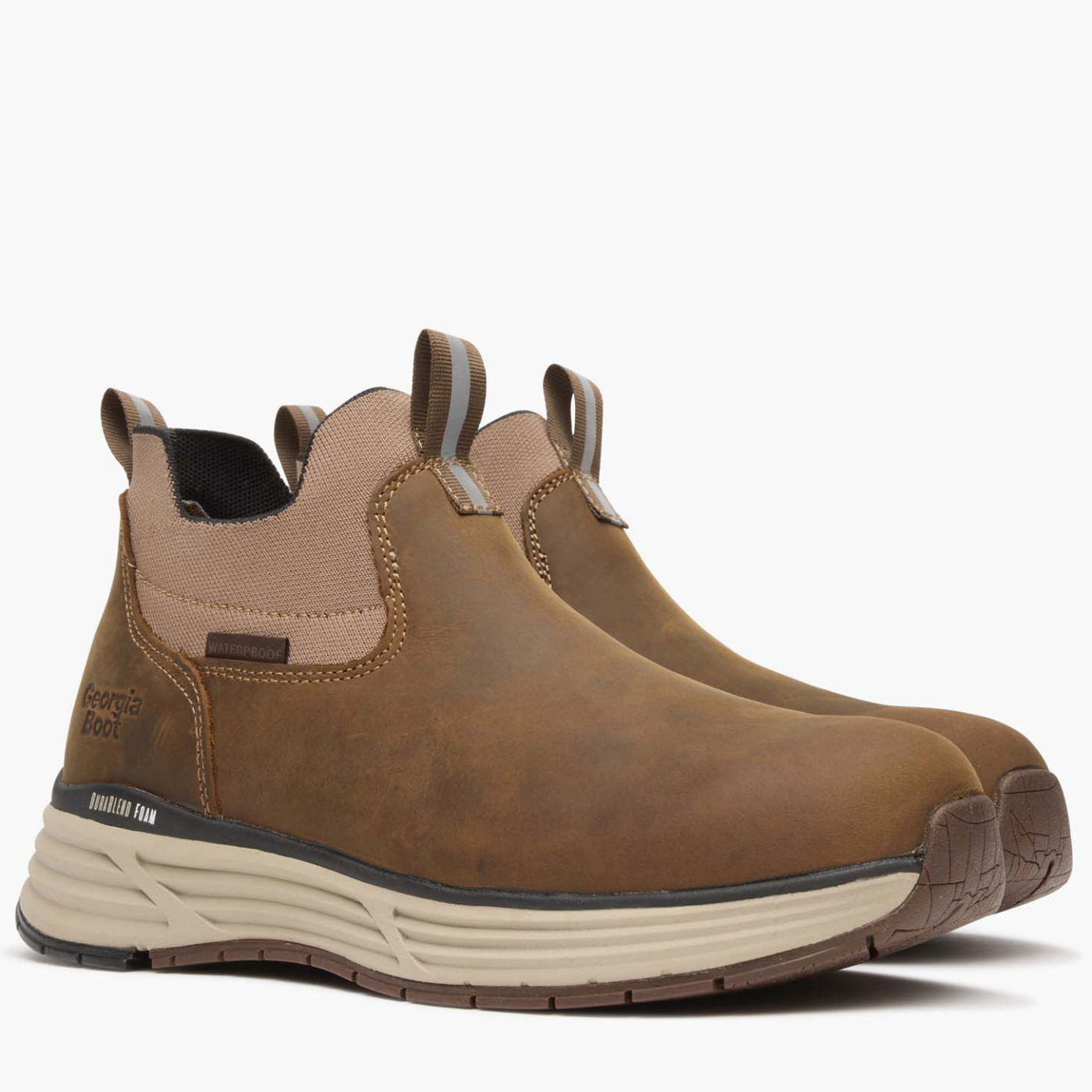 Georgia Boot DuraBlend Sport Waterproof Chelsea Work Boot - 12