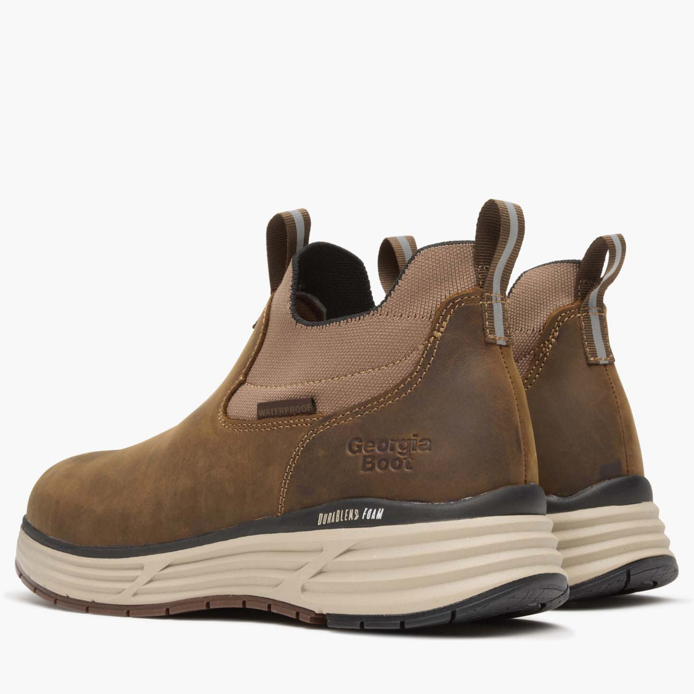Georgia Boot DuraBlend Sport Waterproof Chelsea Work Boot - back