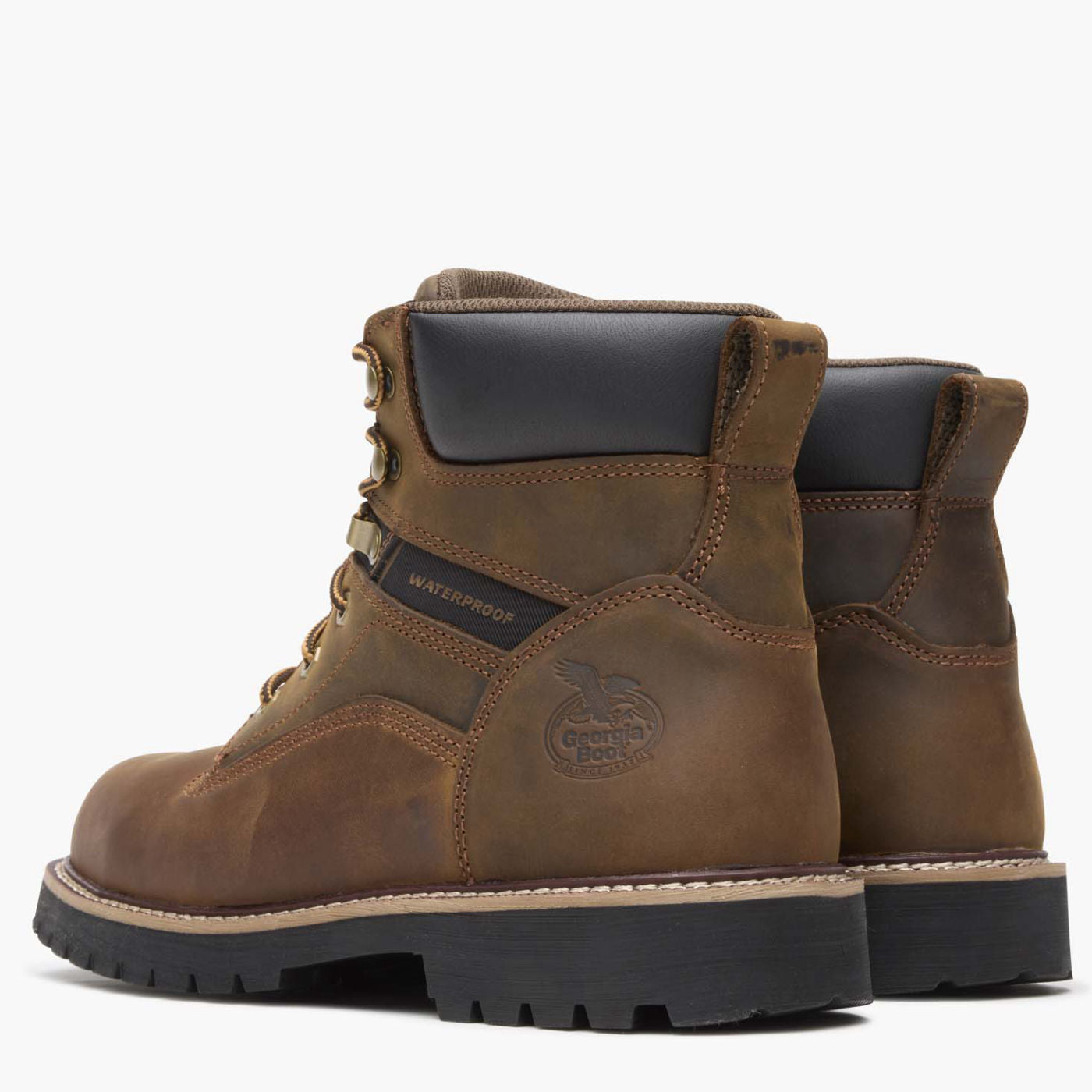 Georgia Boot Men's Core 37 Steel Toe Waterproof Work Boot - back