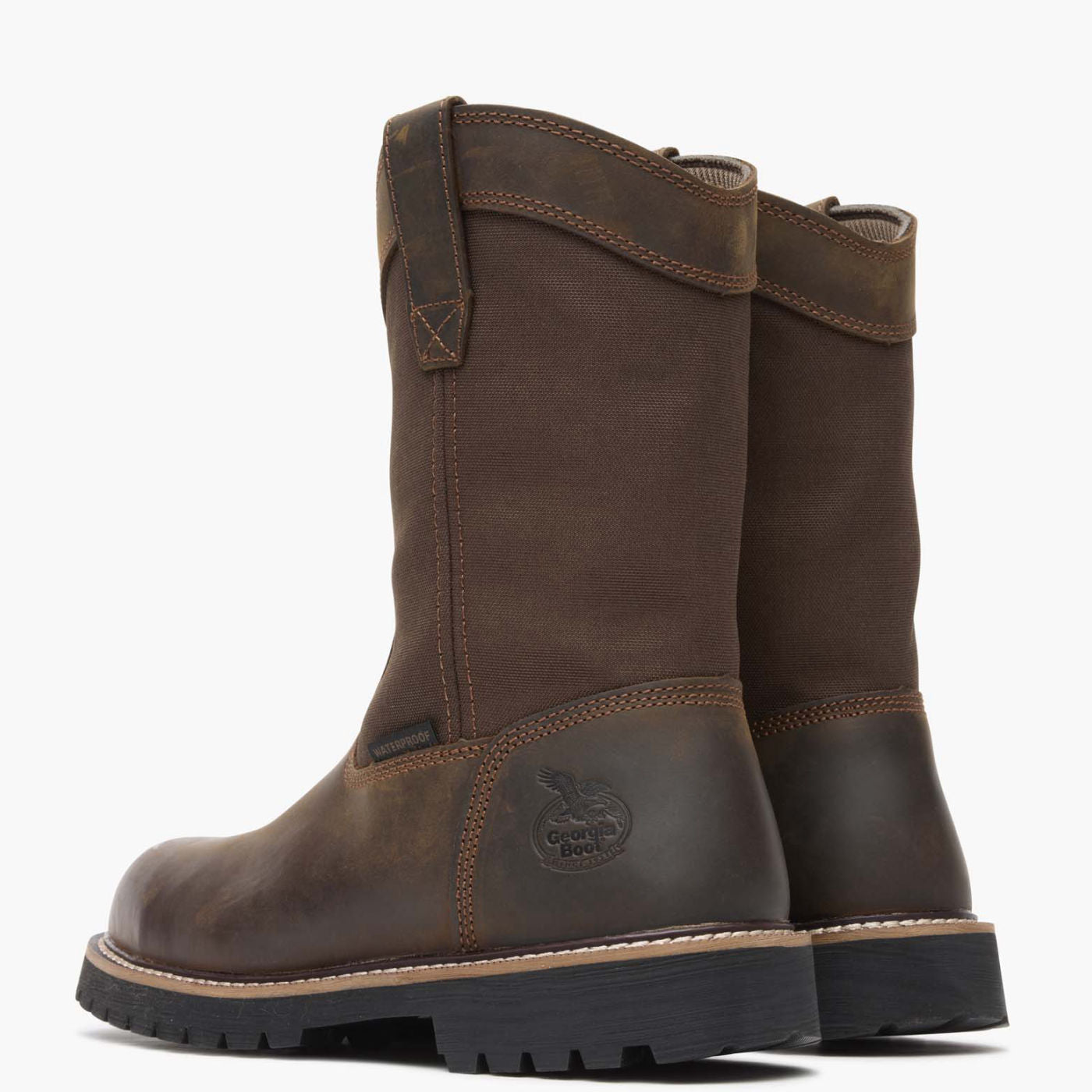 Georgia Boot Men's Core 37 Steel Toe Waterproof Work Boot - back