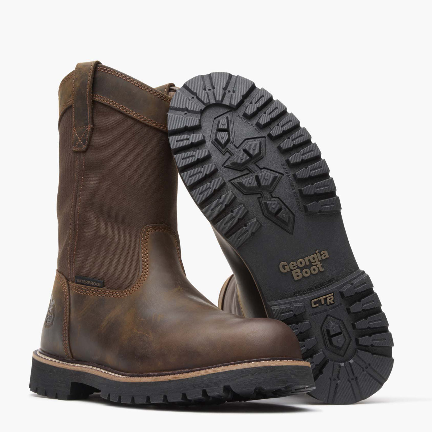 Georgia Boot Men's Core 37 Steel Toe Waterproof Work Boot - outsole