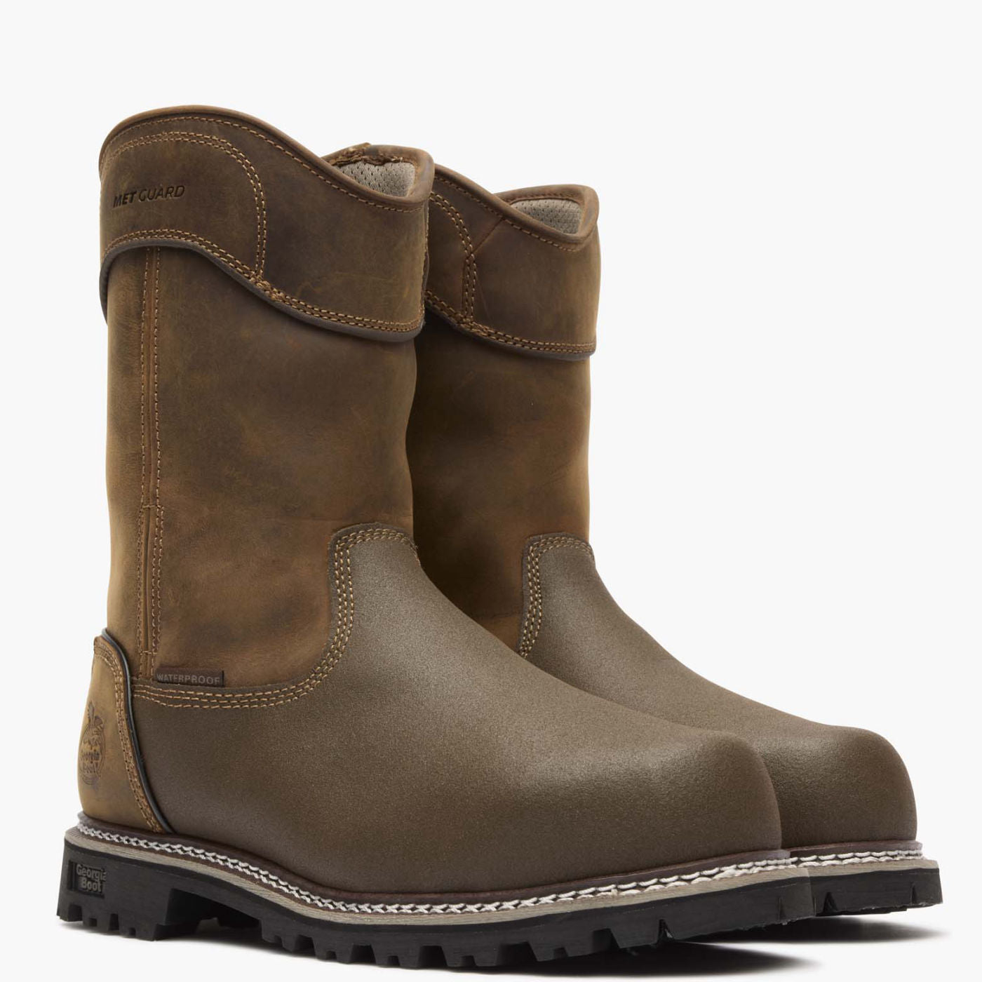 Georgia Boot Men's Brute Met Guard Composite Toe Waterproof Work Boot - 12