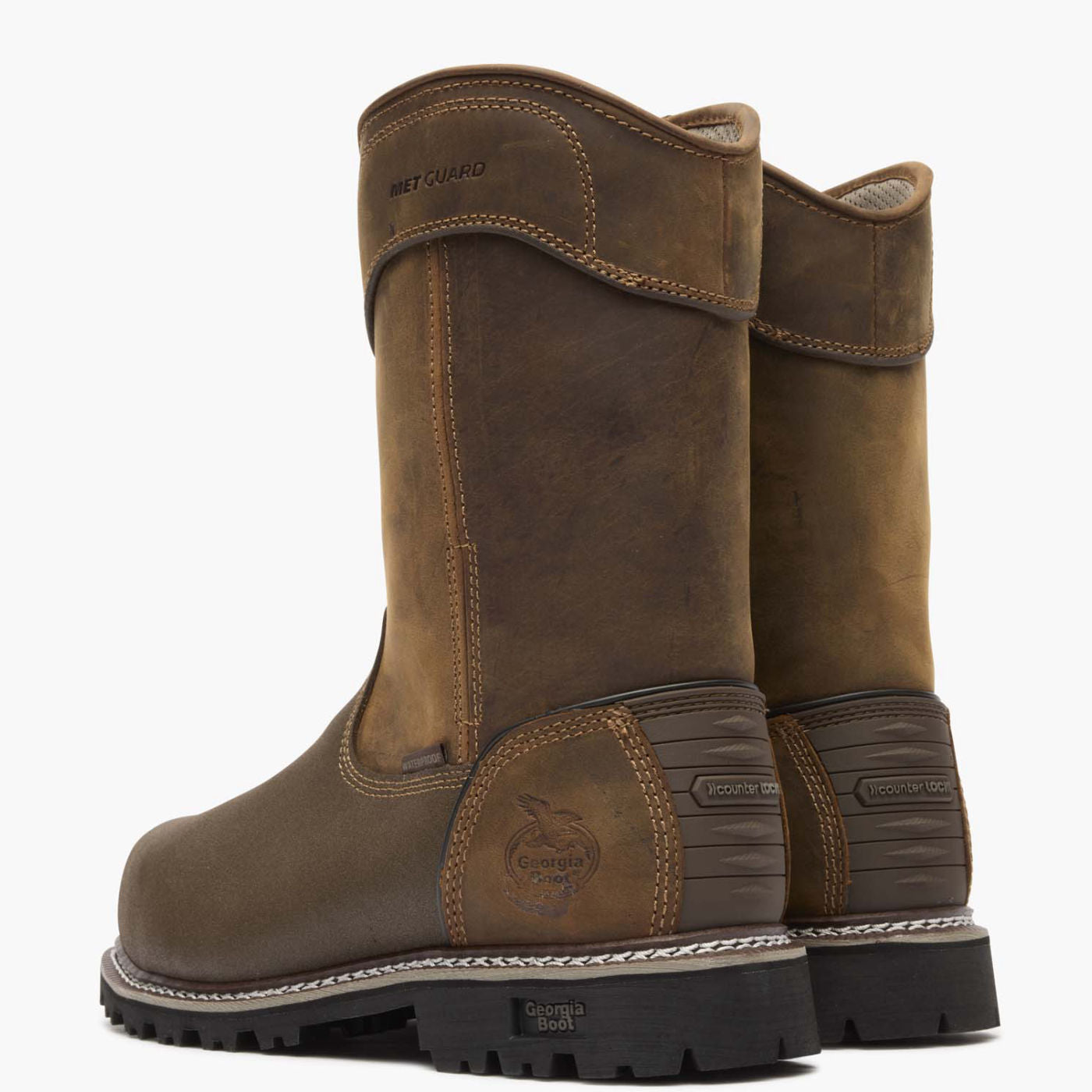 Georgia Boot Men's Brute Met Guard Composite Toe Waterproof Work Boot - back