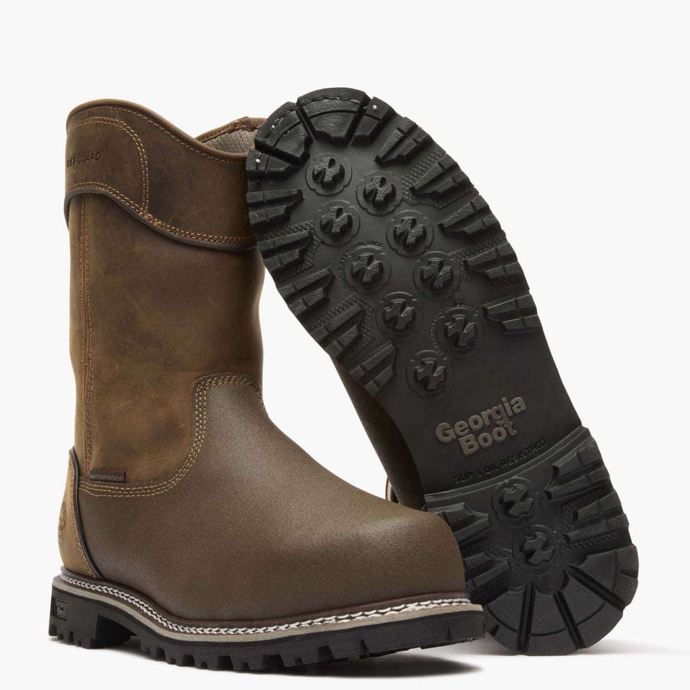 Georgia Boot Men's Brute Met Guard Composite Toe Waterproof Work Boot - outsole